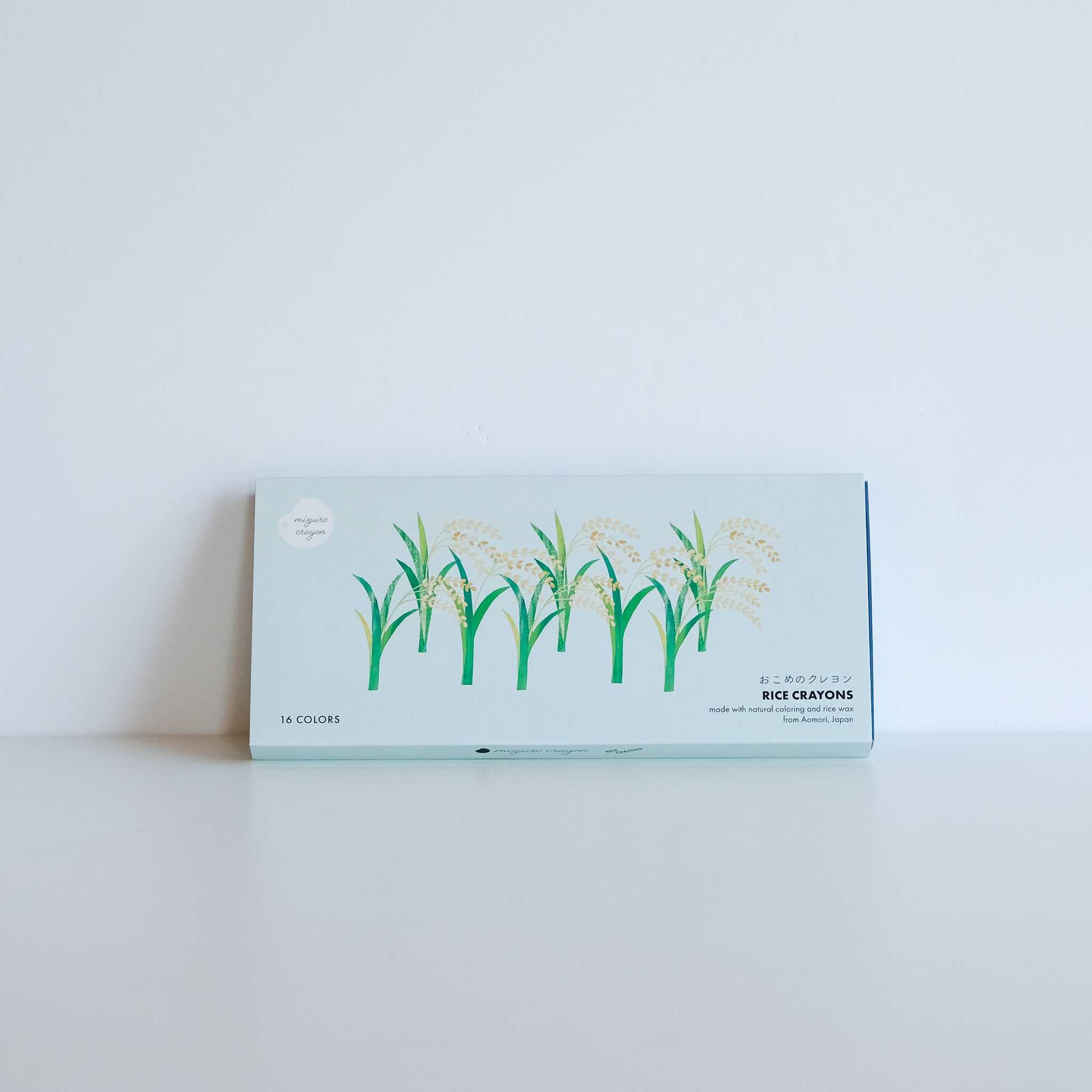 Mizuiro Rice Crayons 16 Pack Packaging