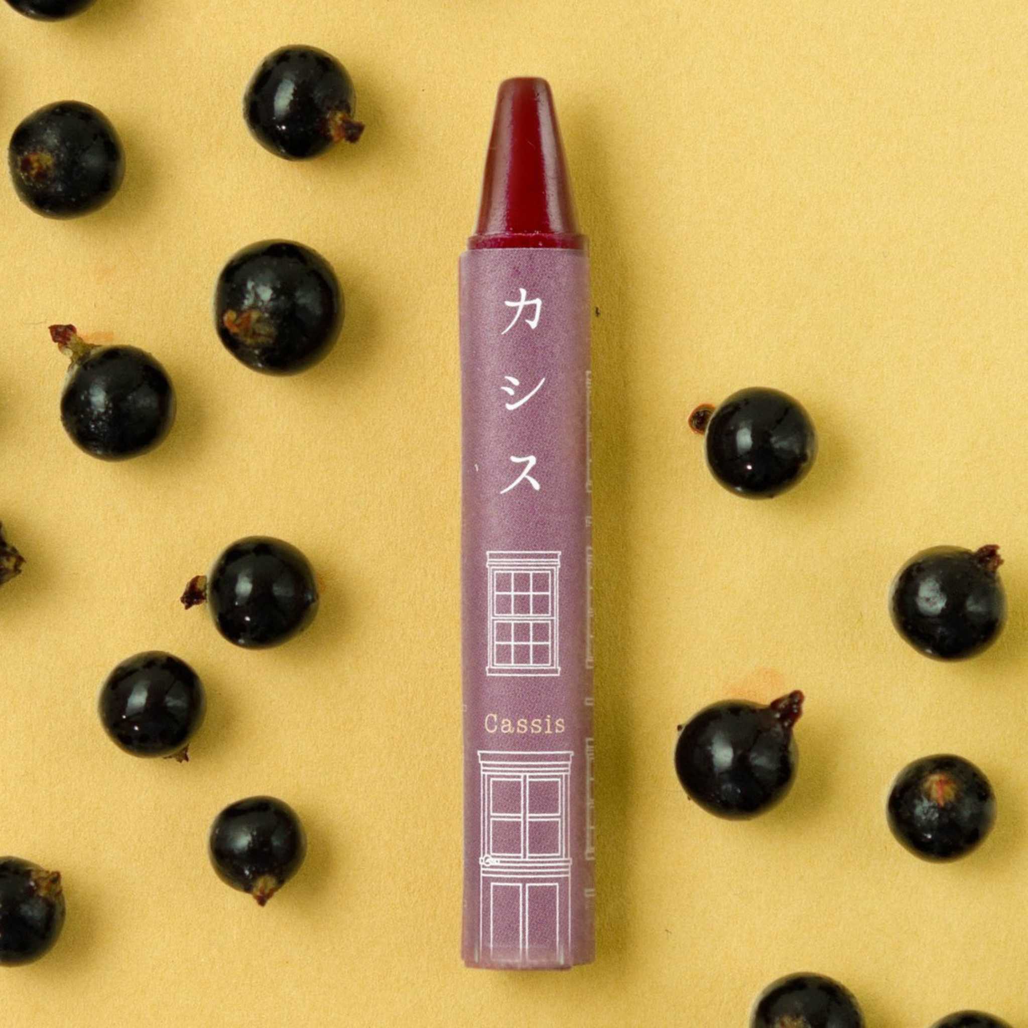 Mizuiro Vegtable Crayons 10 Pack Dark Red Crayon