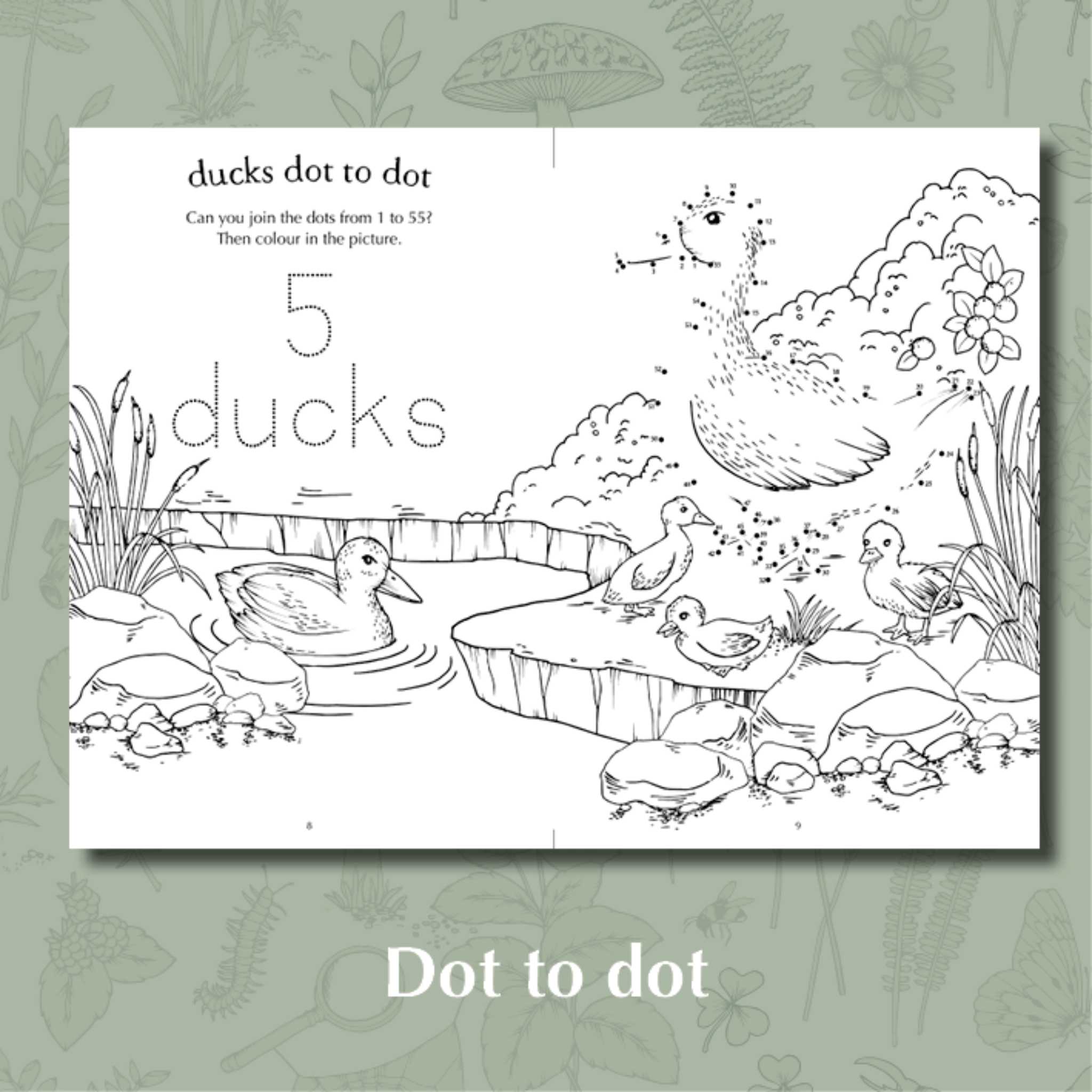 My First Wild Activity Book - Dot to Dot Pages 