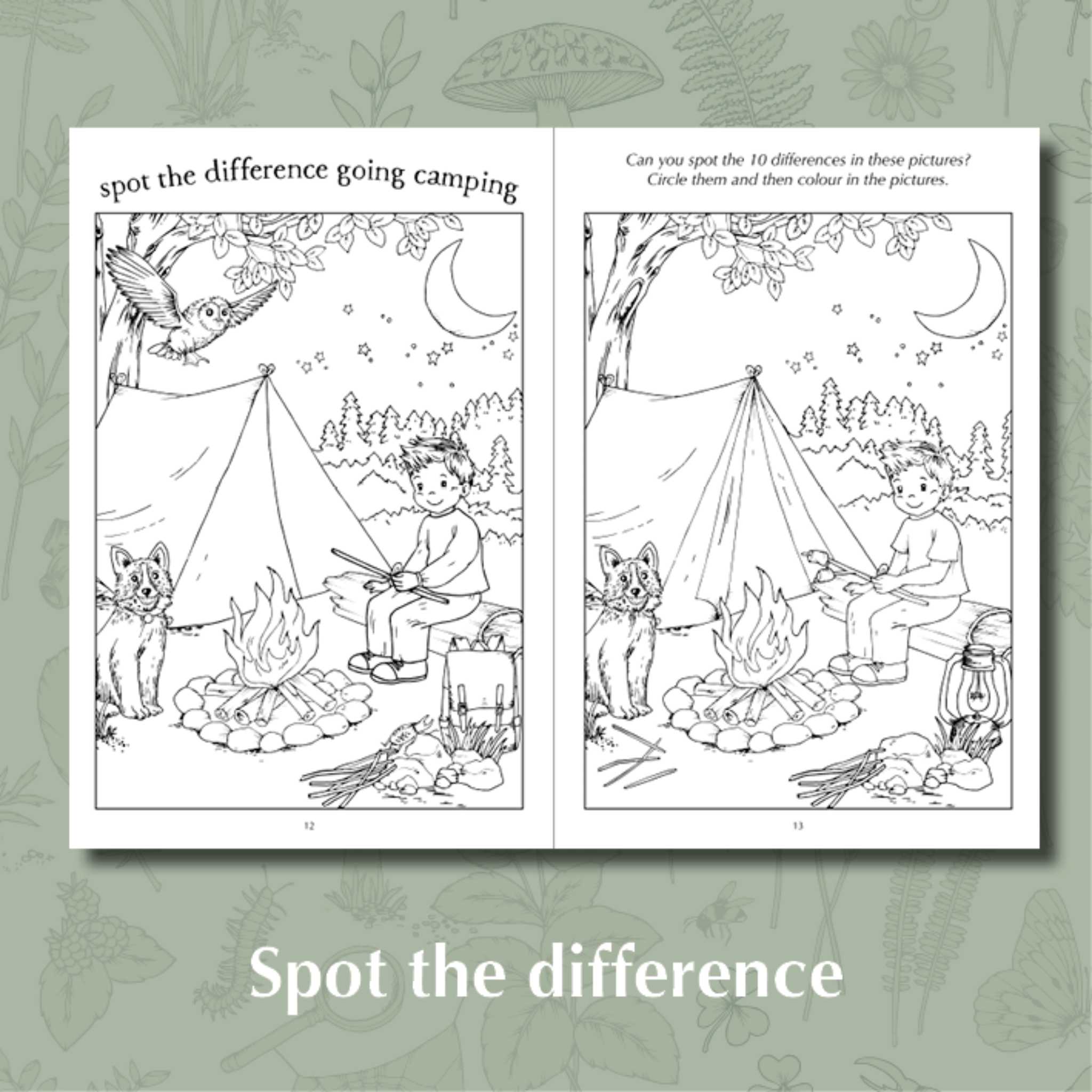 My First Wild Activity Book - Spot The Difference 