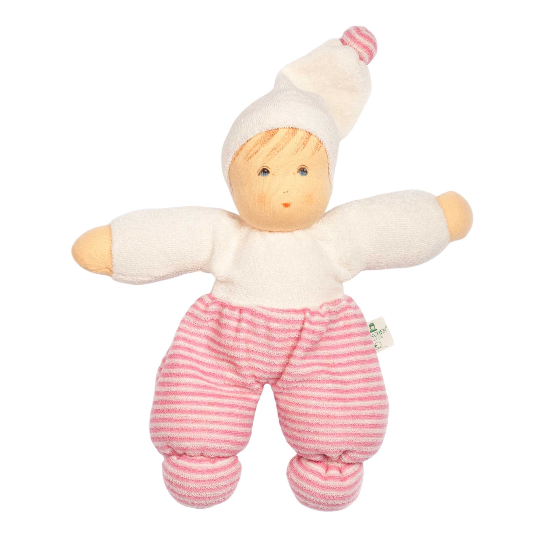 Nanchen Natur Mopschen Doll Pink