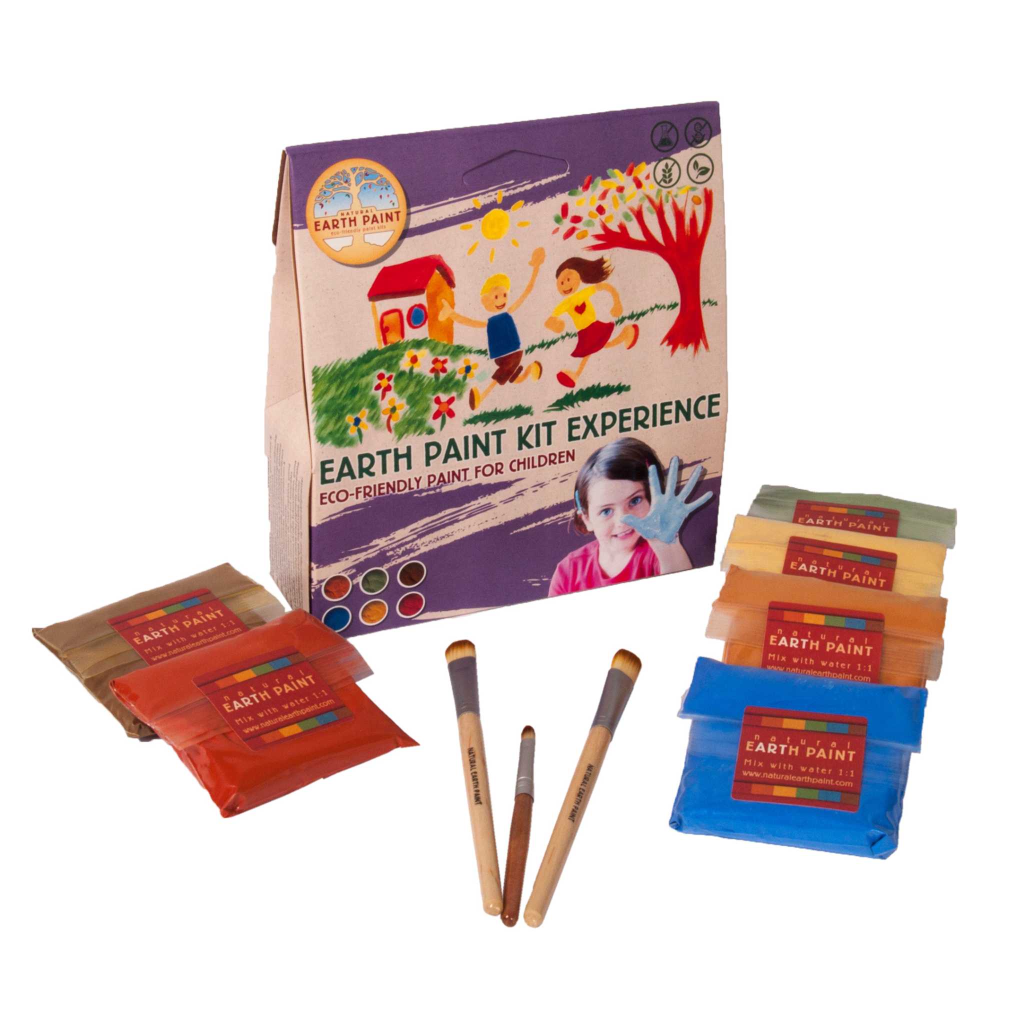 Natural Earth Paint Kit Experience - Showing Box and Contents