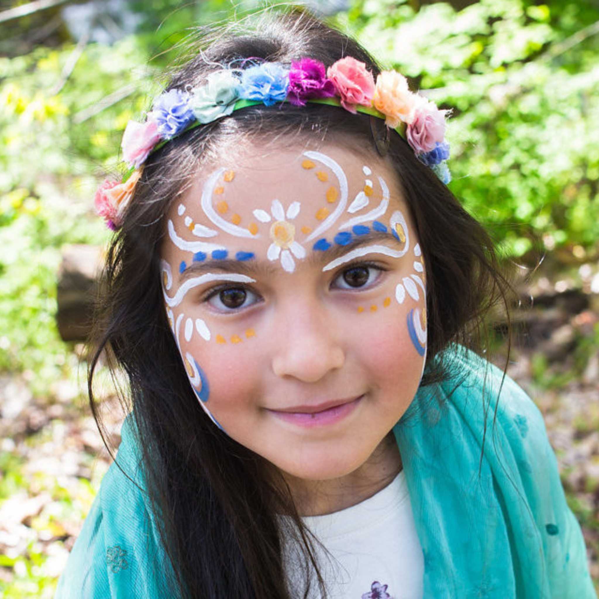 Natural Earth Natural Face Paint - 6 Pack -Little Girls Face Painted