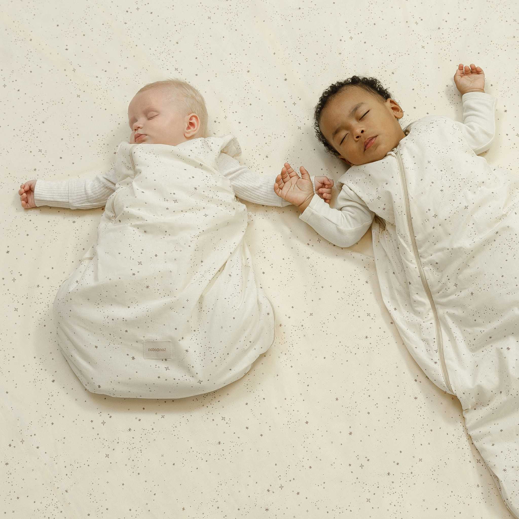 Nobodinoz Mid Warm Sleeping Bag - Natural Milky Way - Babies Sleeping