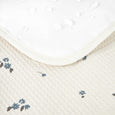 Nobodinoz Mozart Changing Pad in Lily Blue Showing Waterproof Back