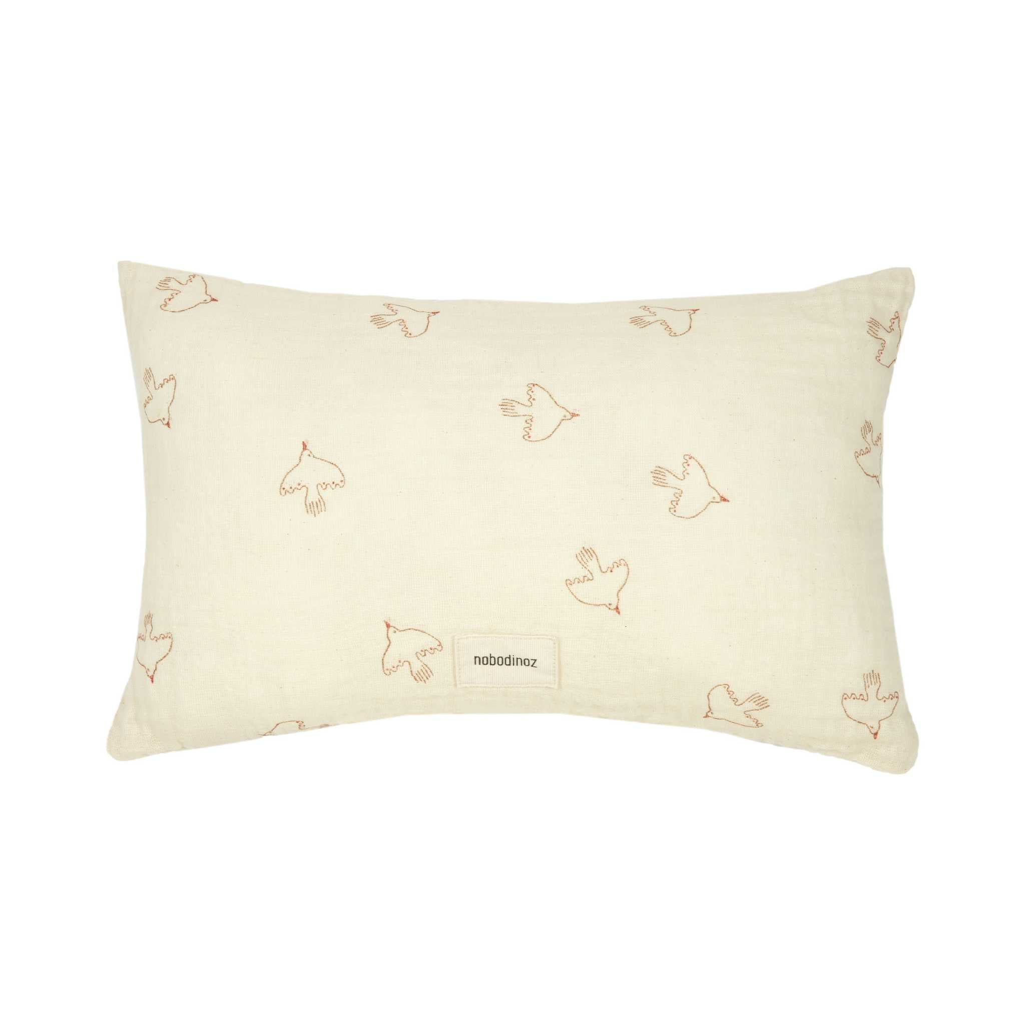 Nobodinoz Wabi Sabi Rectangular Cushion - Hoshi Birds - Main Image