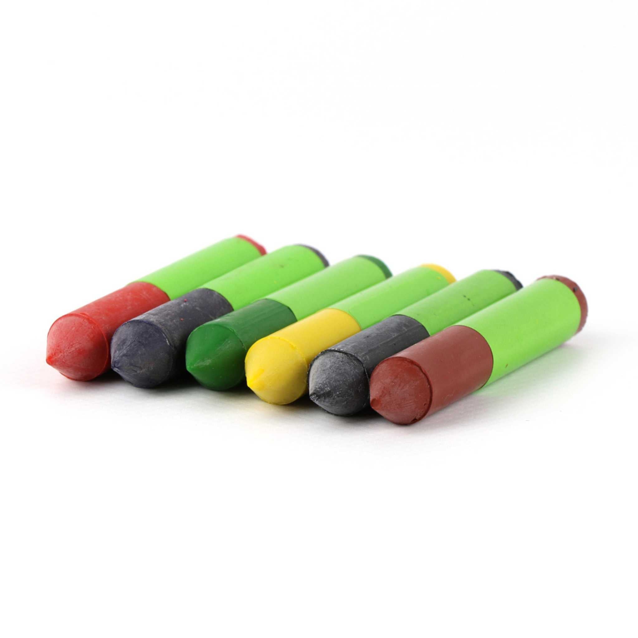 oKoNORM Textile Wax Crayons - 6 Pieces - Crayons