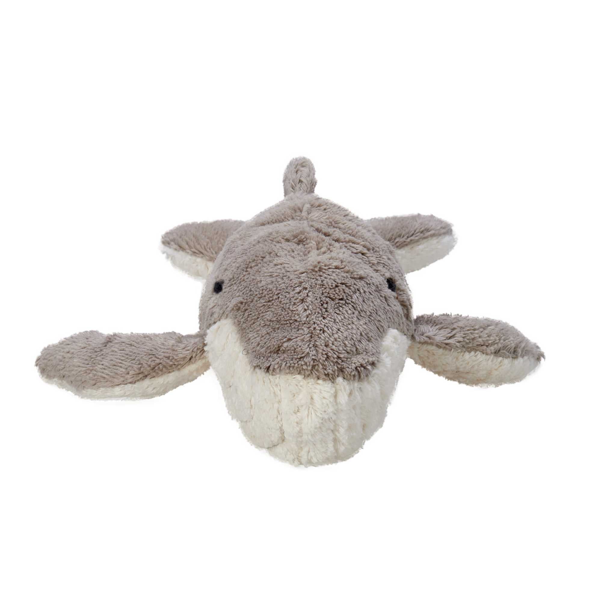 Senger Naturwelt Cuddly Animal Whale Hot Water Bottle Front View On White Background