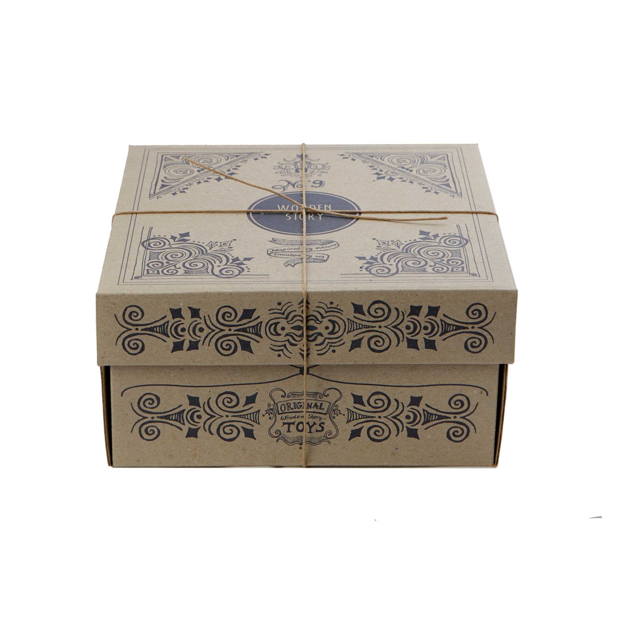 Wooden Story Natural Shape Sorter Box - Box Packaging