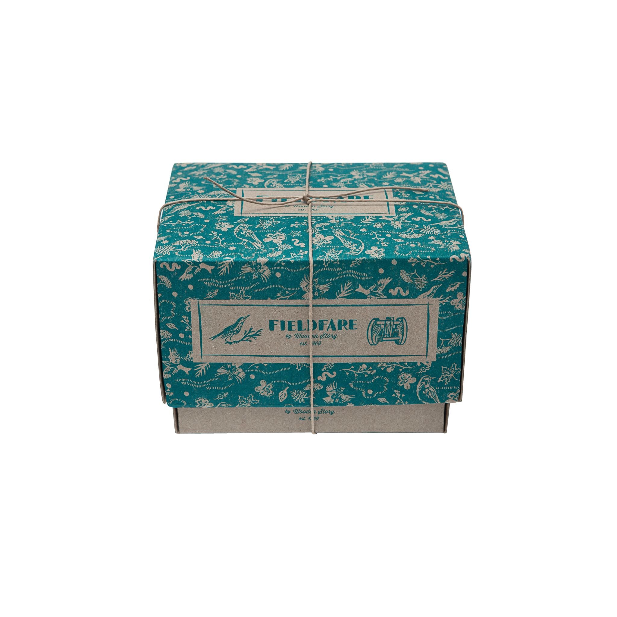 Wooden Story Fieldfare Rattle - Packaging