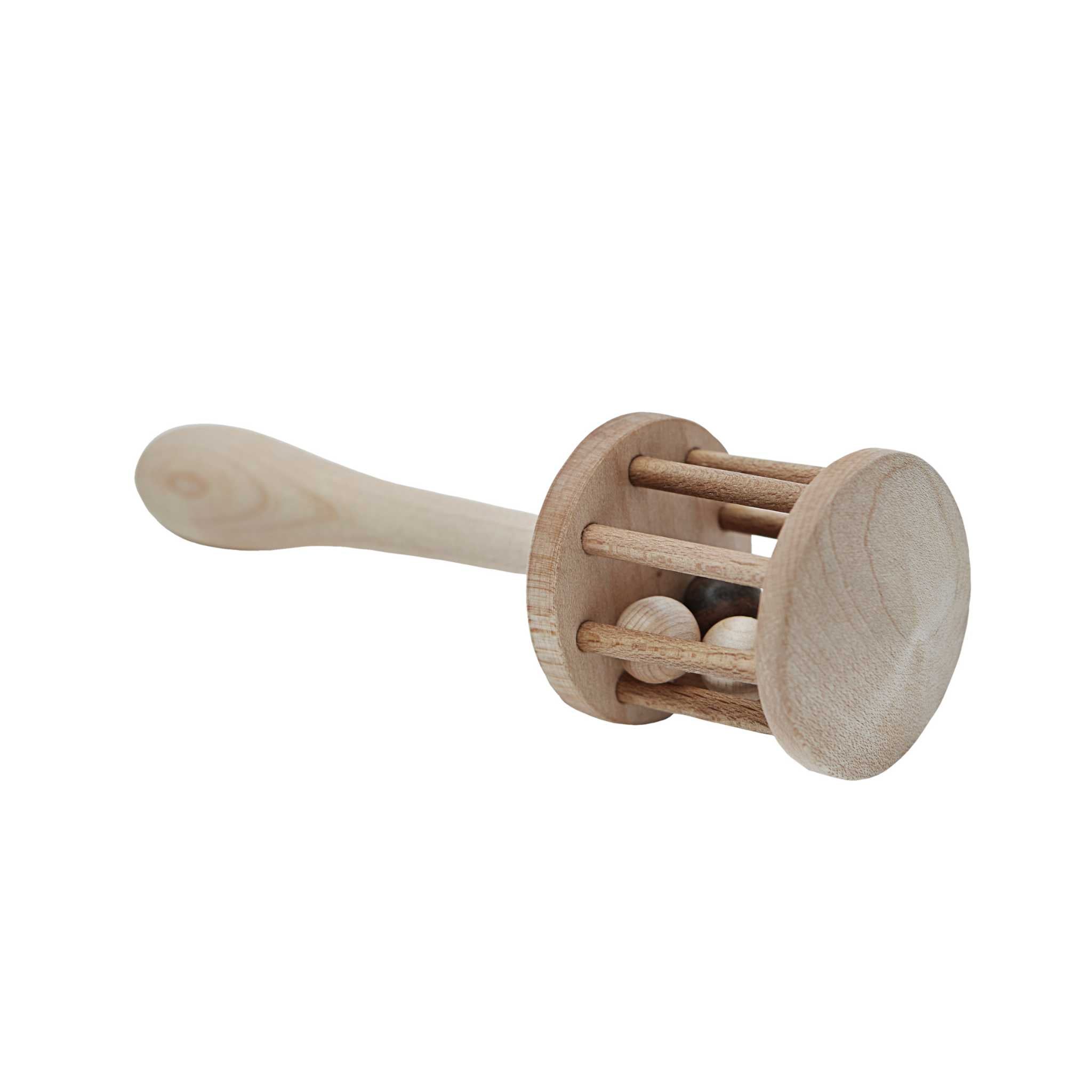 Wooden Story Nighthawk Rattle - Rattle Front On 