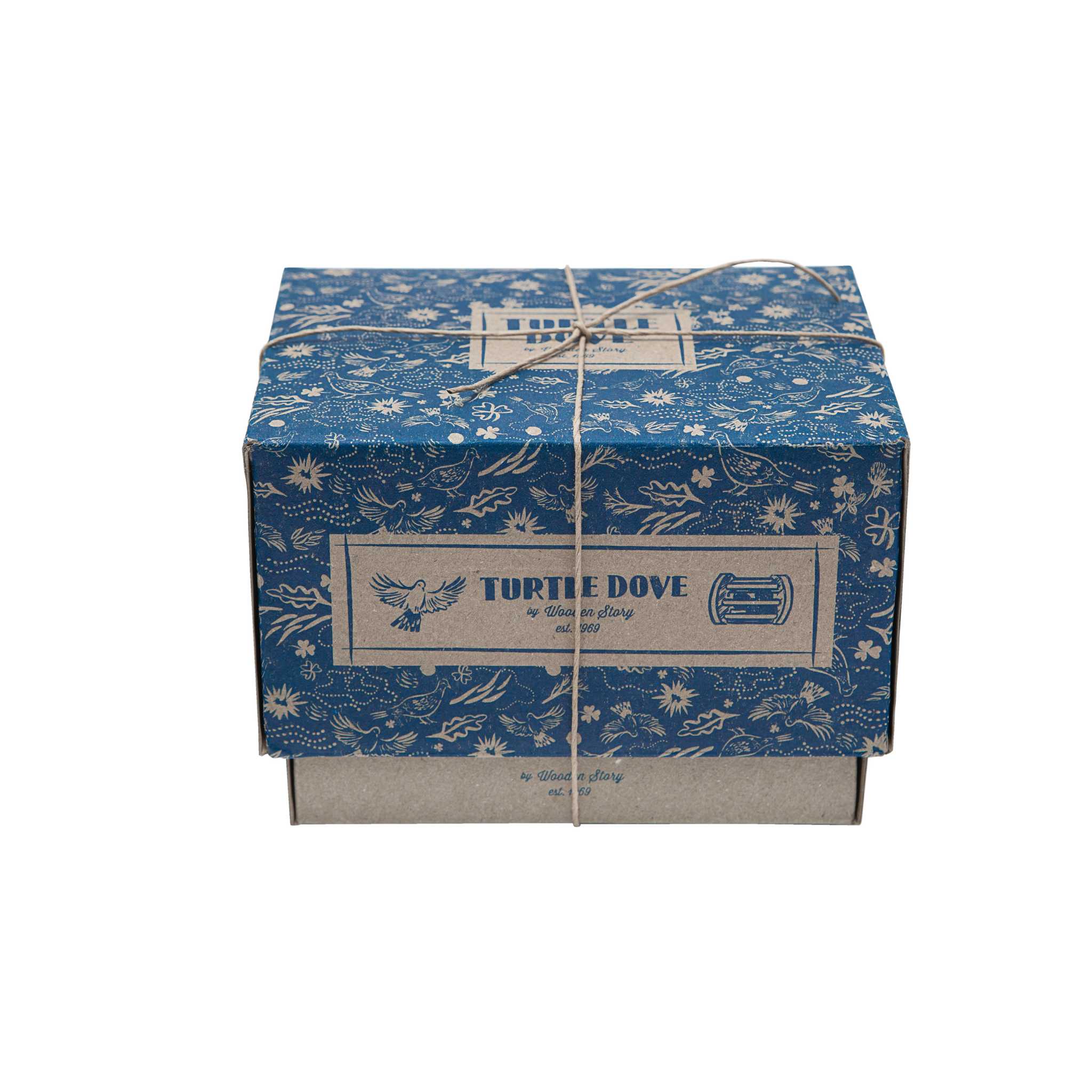 Wooden Story Turtle Dove Rattle - Box