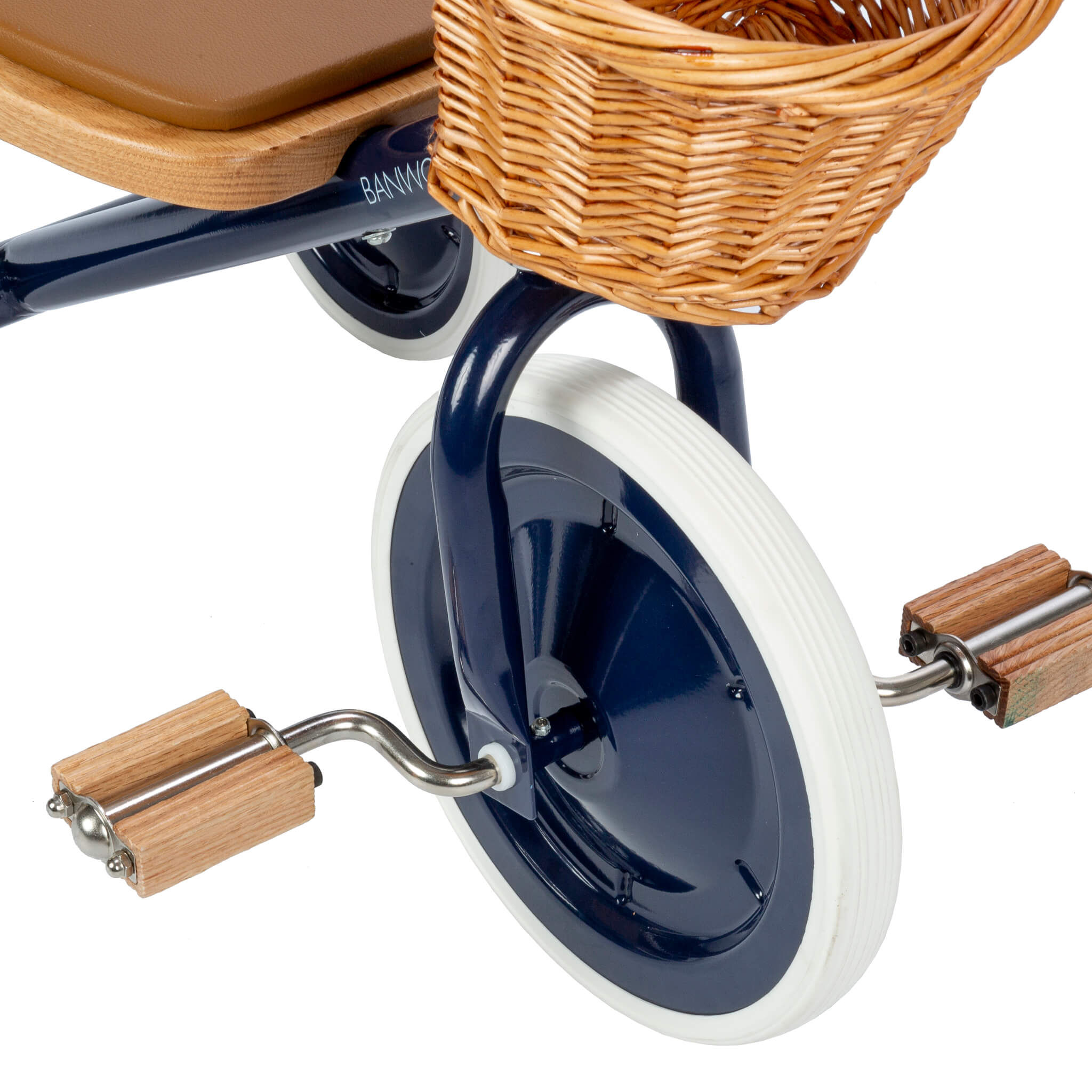 Banwood Children's Trike in Navy Blue Pedals