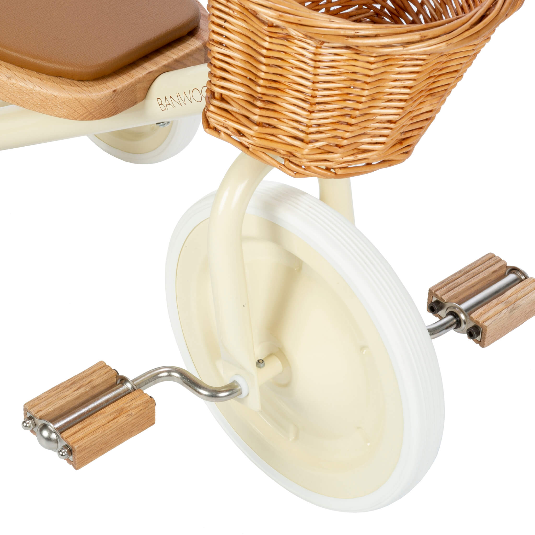 Banwood Children's Trike in Cream Pedals