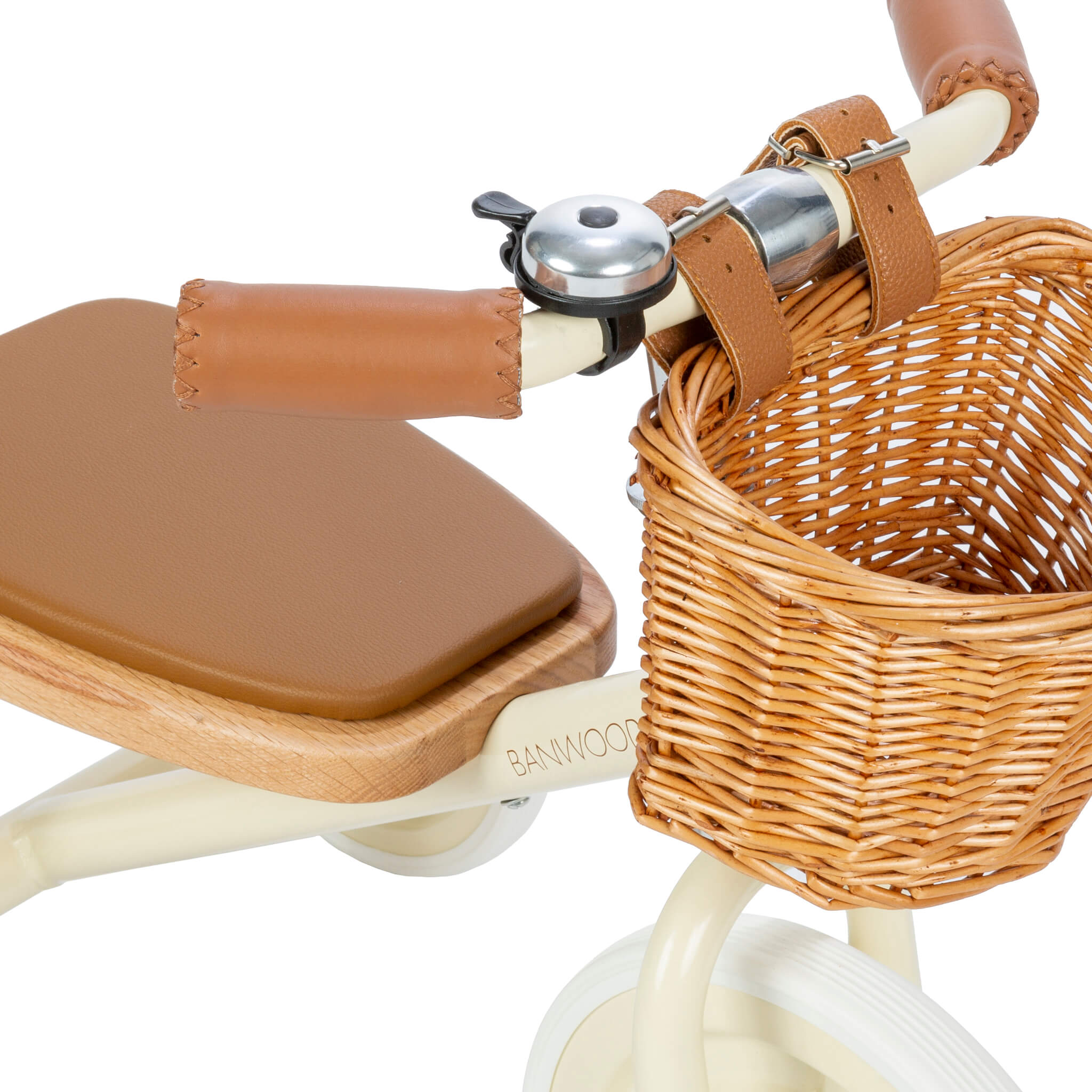 Banwood Children's Trike in Cream Basket