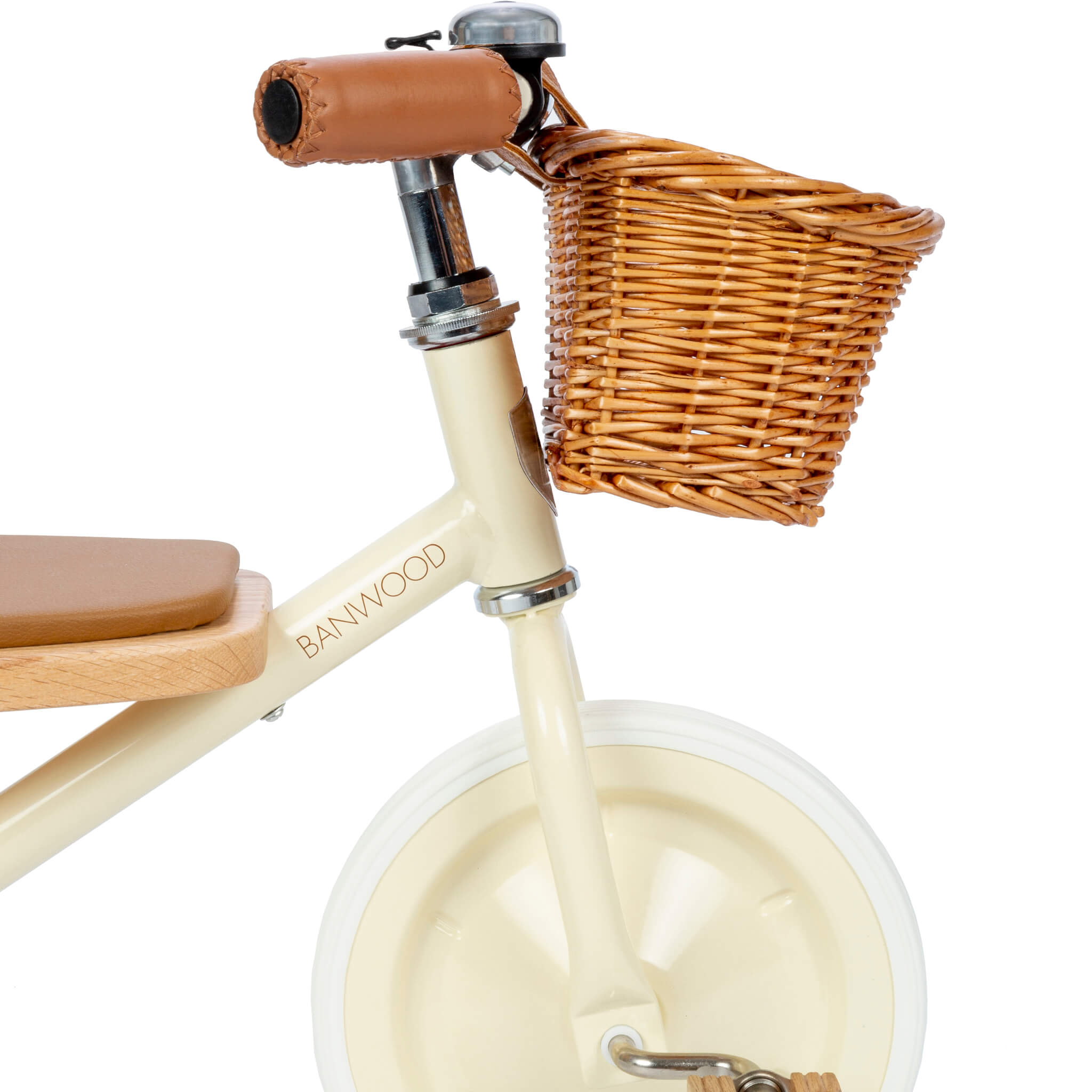 Banwood Children's Trike in Cream Basket