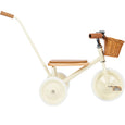 Banwood Children's Trike in Cream with Push Bar