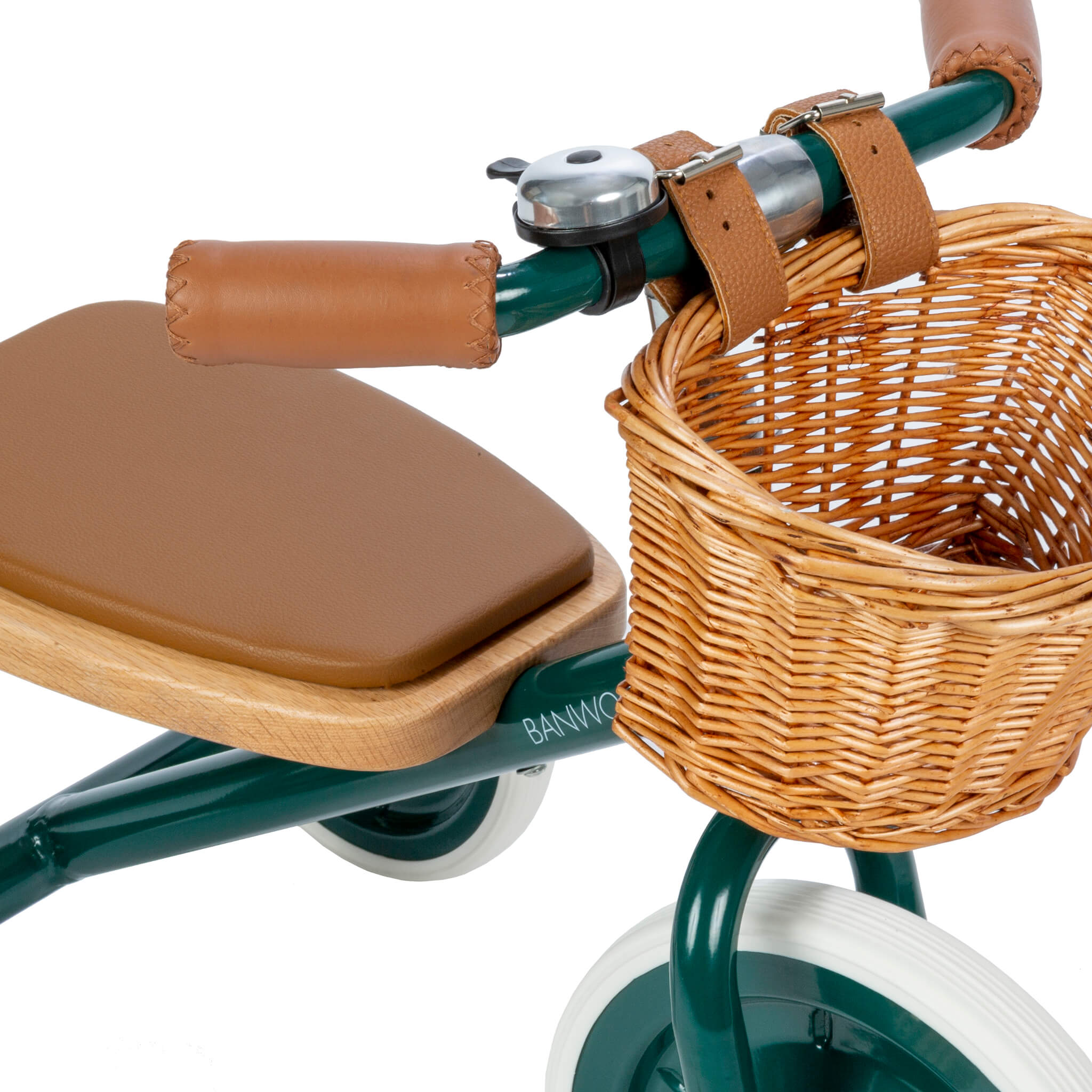 Banwood Children's Trike in Green with Basket