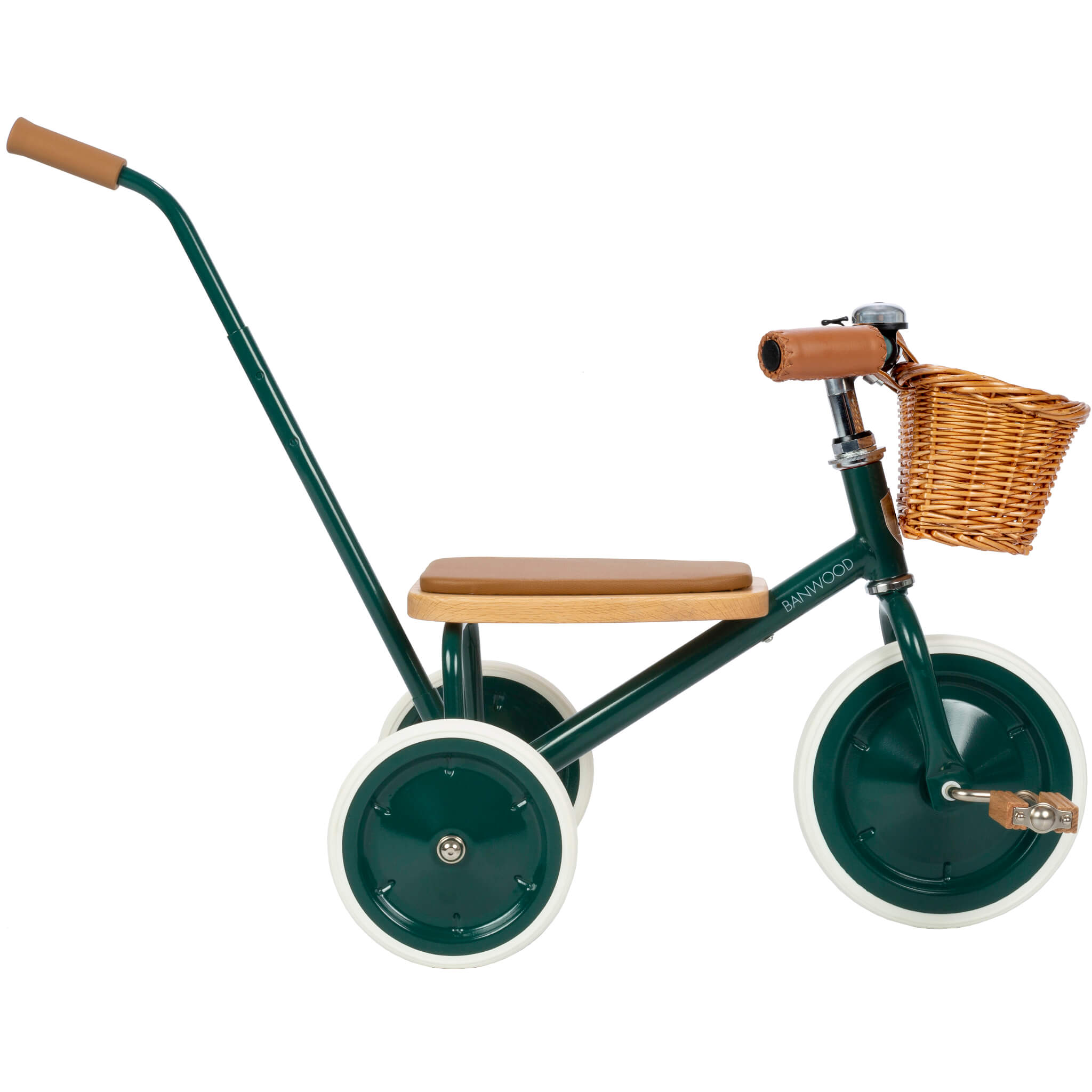 Banwood Children's Trike in Green with Push Bar