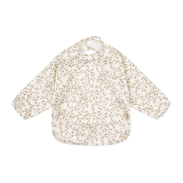 Cam Cam Sleeved Bib in Lierre Print