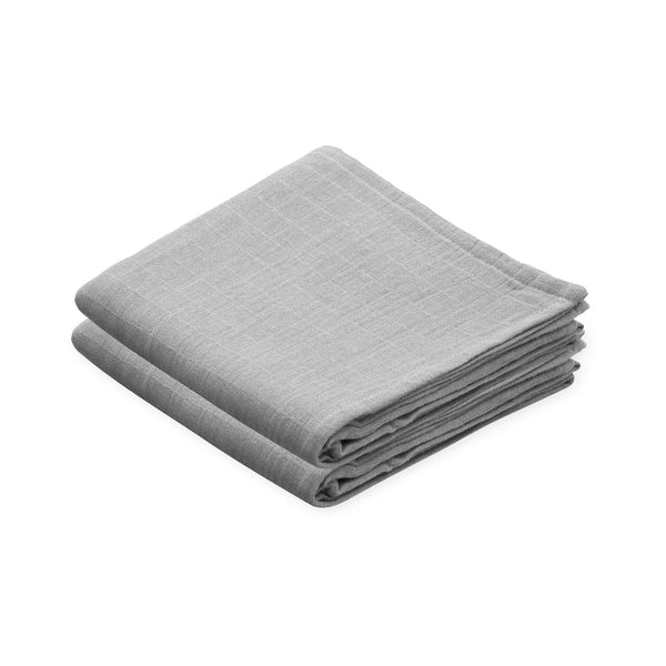 Cam Cam Copenhagen Grey Muslin 2 Pack