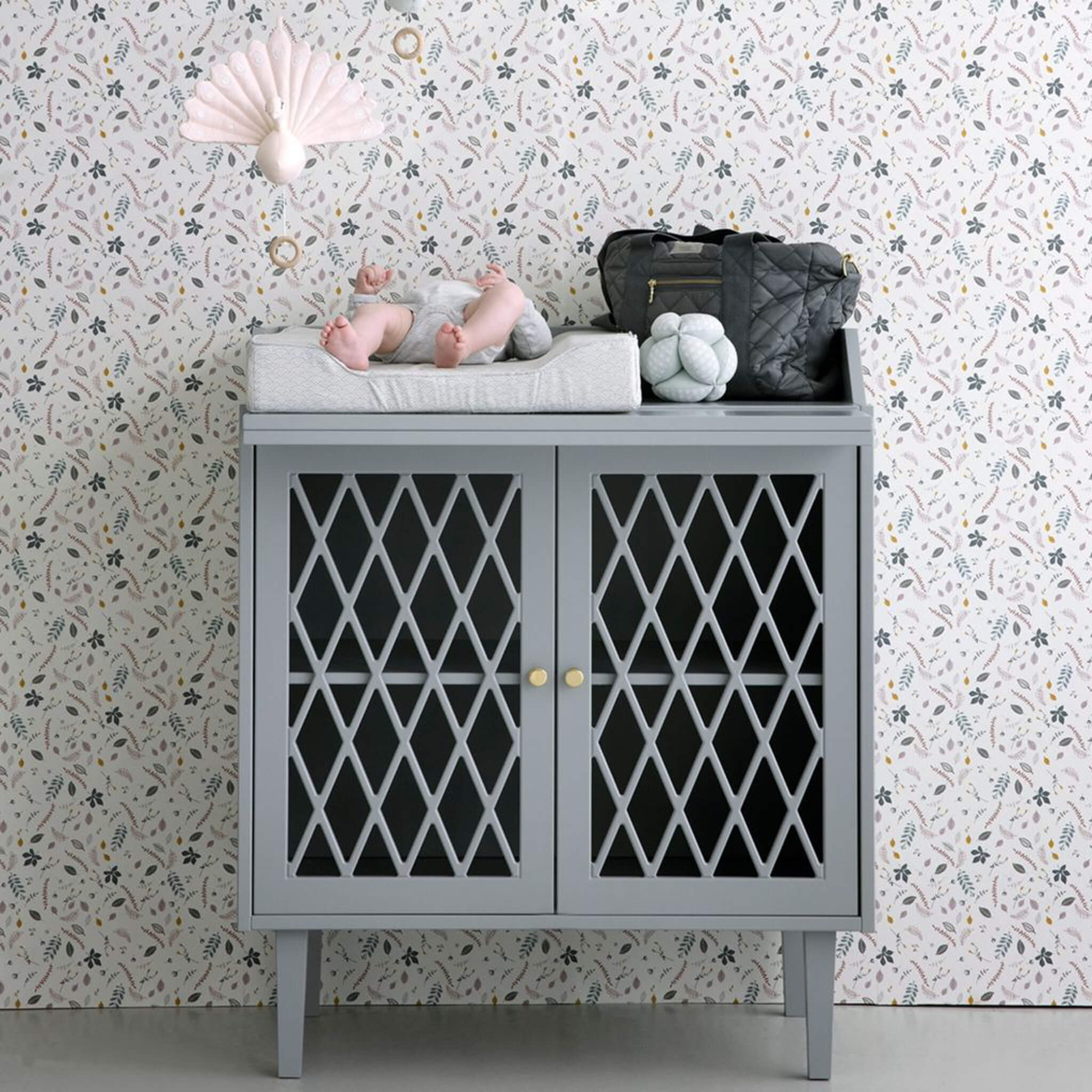 Harlequin Changing Table - Grey