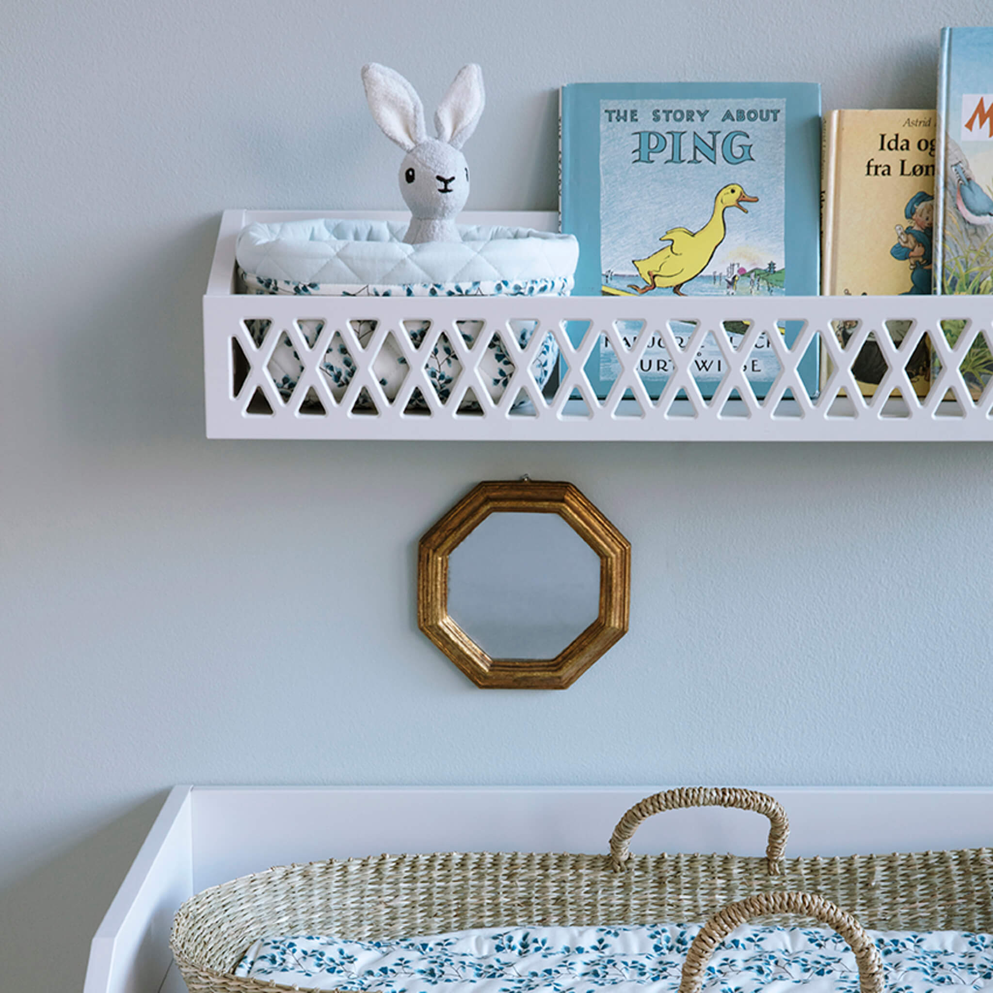 Harlequin Shelf - White