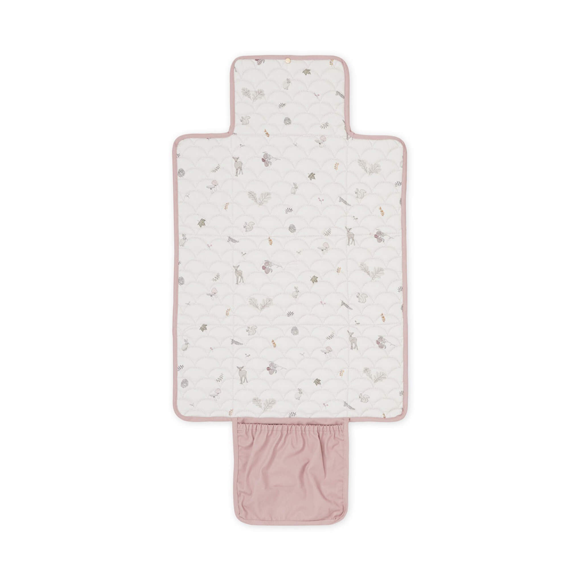 Quilted Changing Mat - Soft Rose