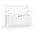Harlequin Storage Bench - White