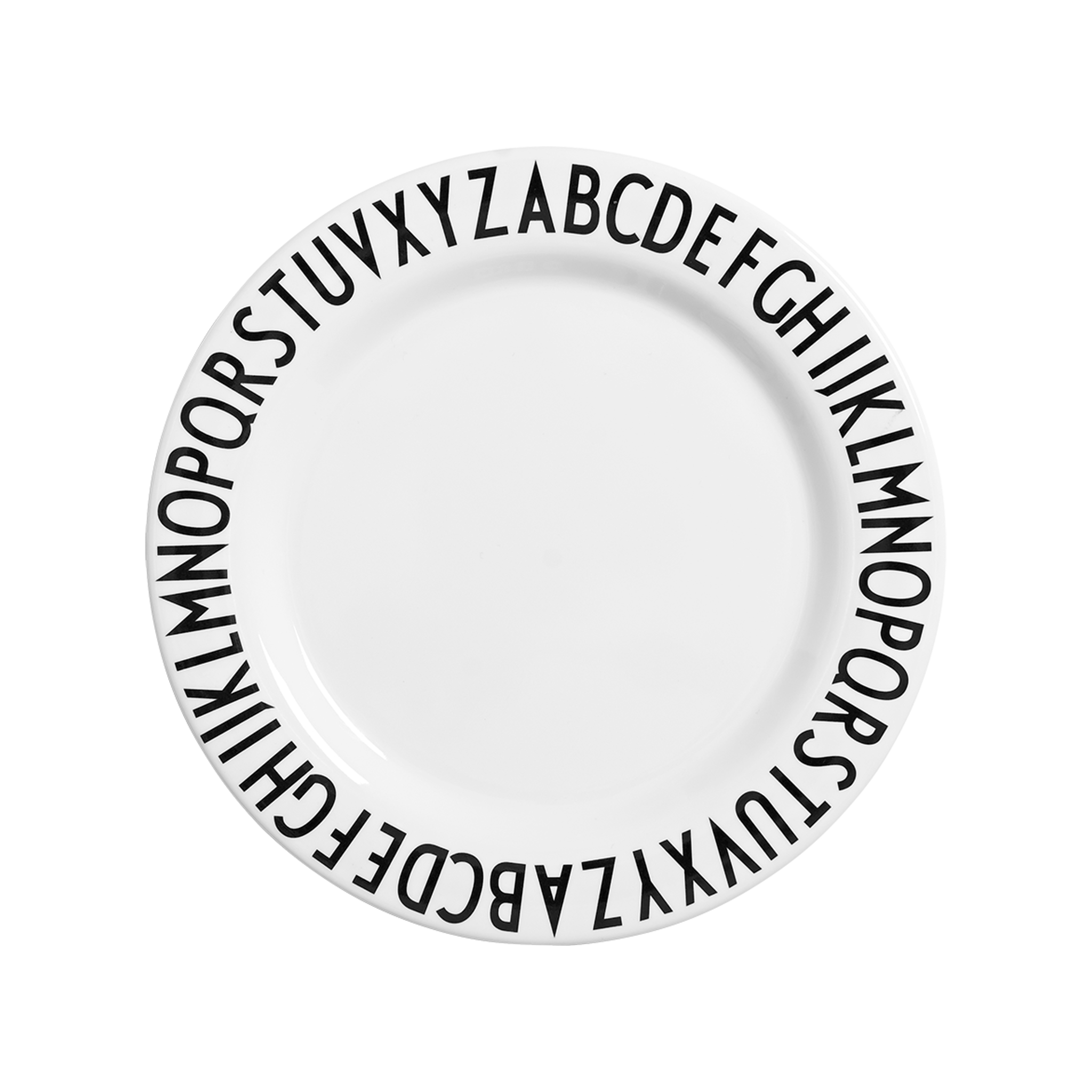 Design Letters Large Alphabet Dinner Plate