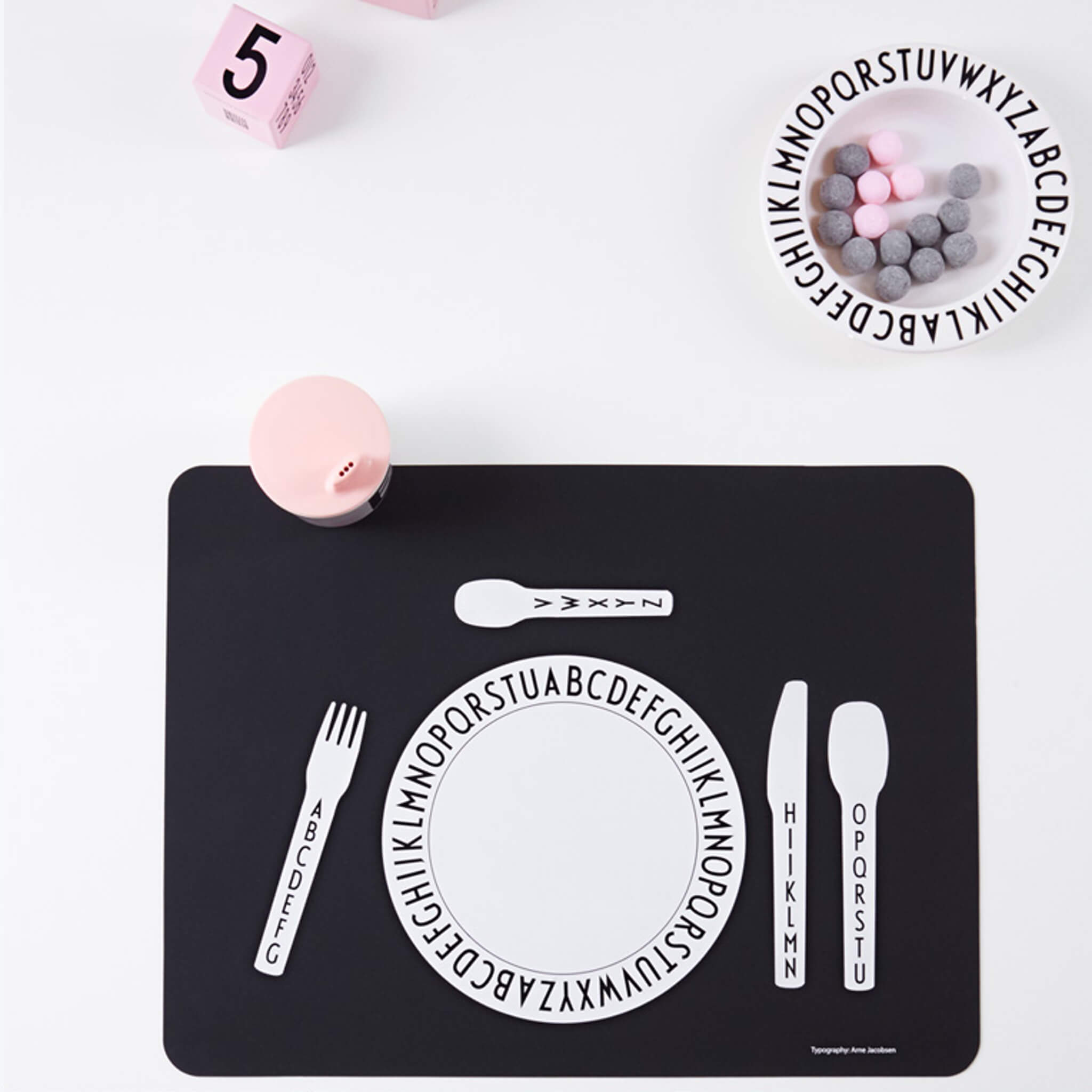 Design Letters Alphabet Placemat