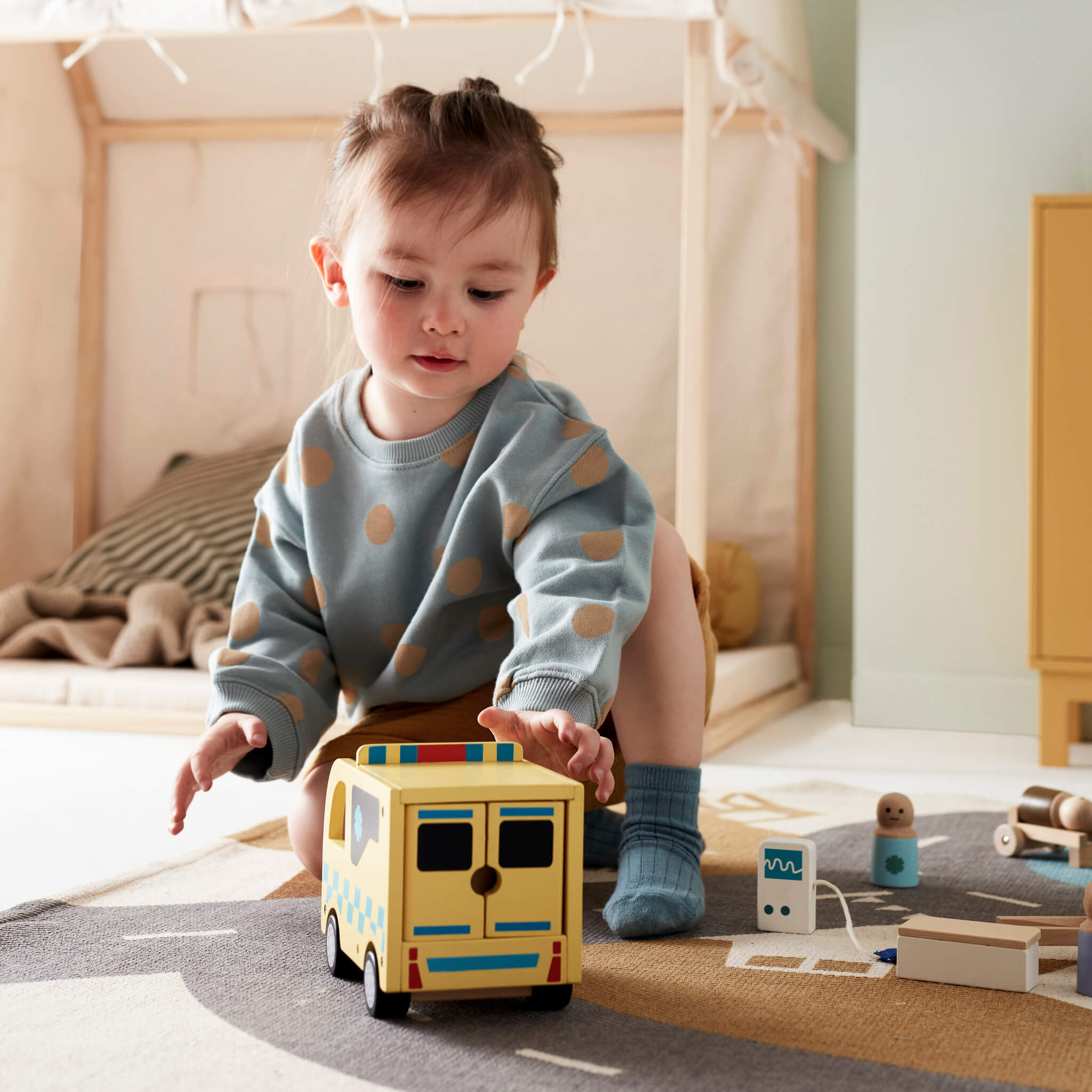 Kids Concept Wooden Ambulance