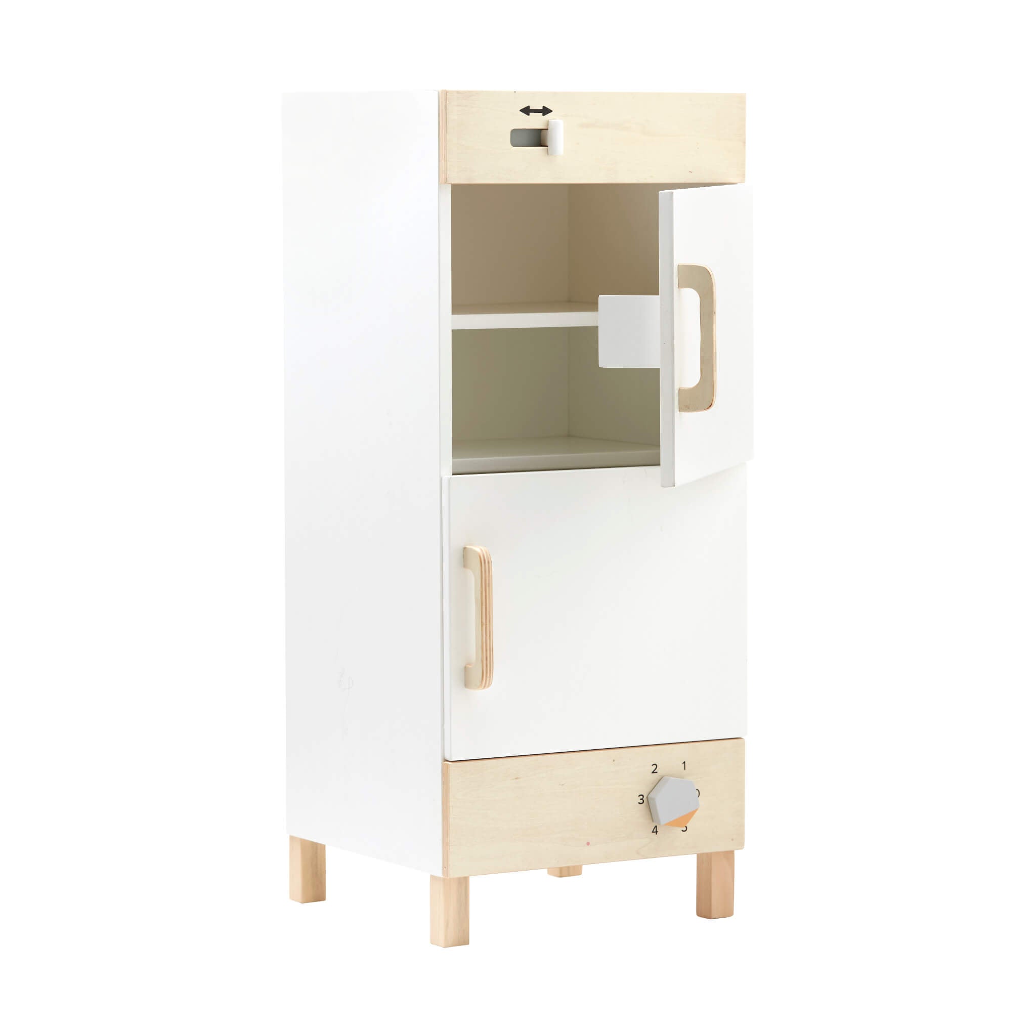 Wooden Fridge Freezer