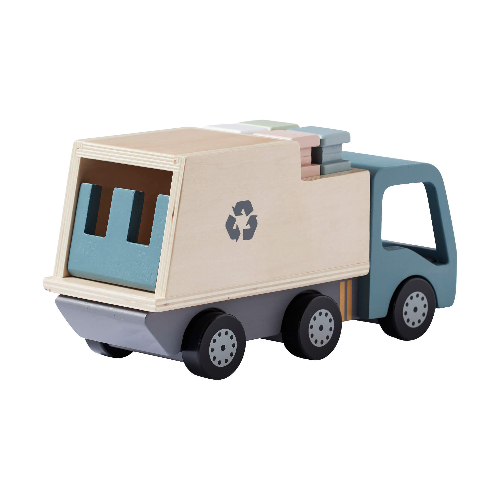Kids Concept Wooden Aiden City Toy Garbage Truck