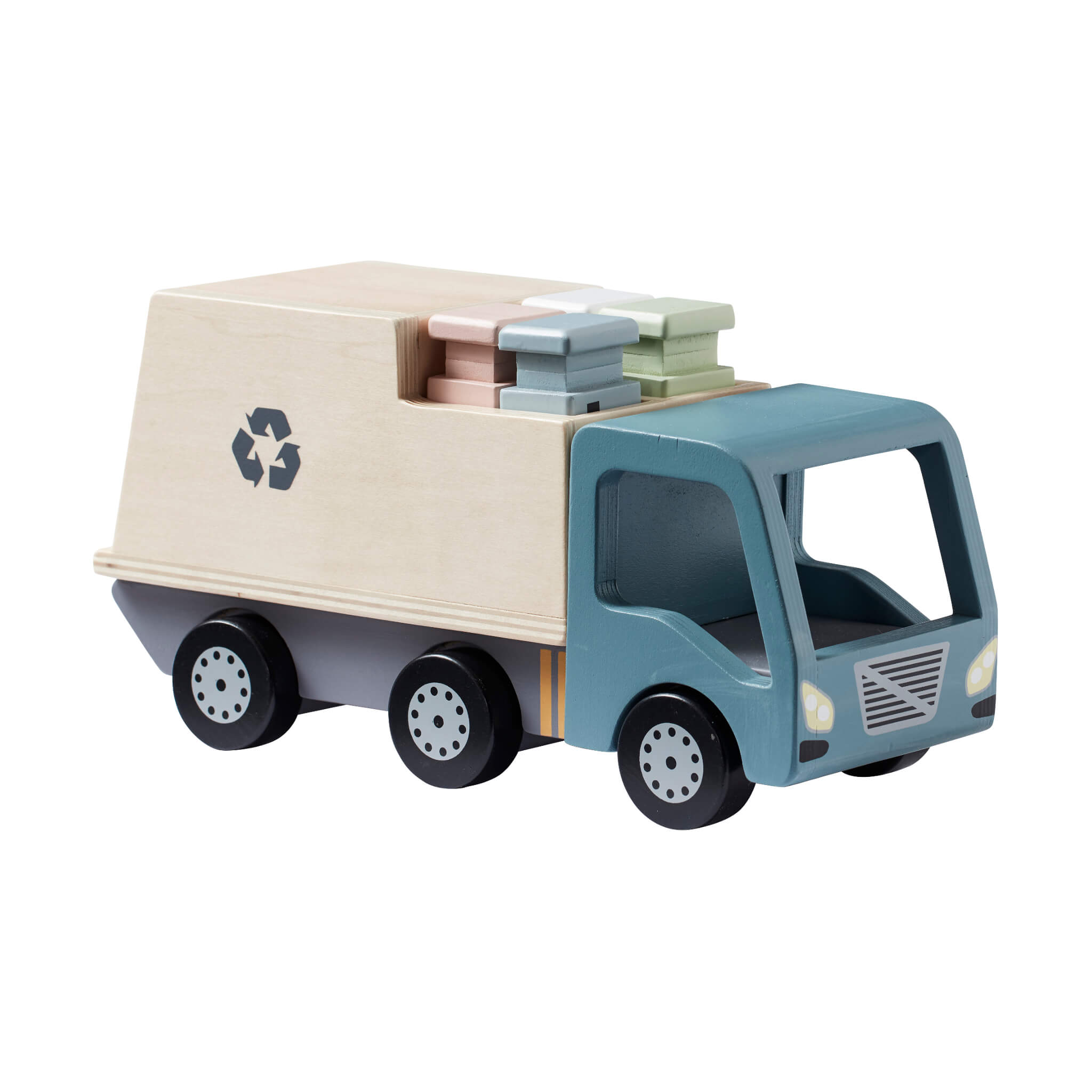 Kids Concept Wooden Aiden City Toy Garbage Truck