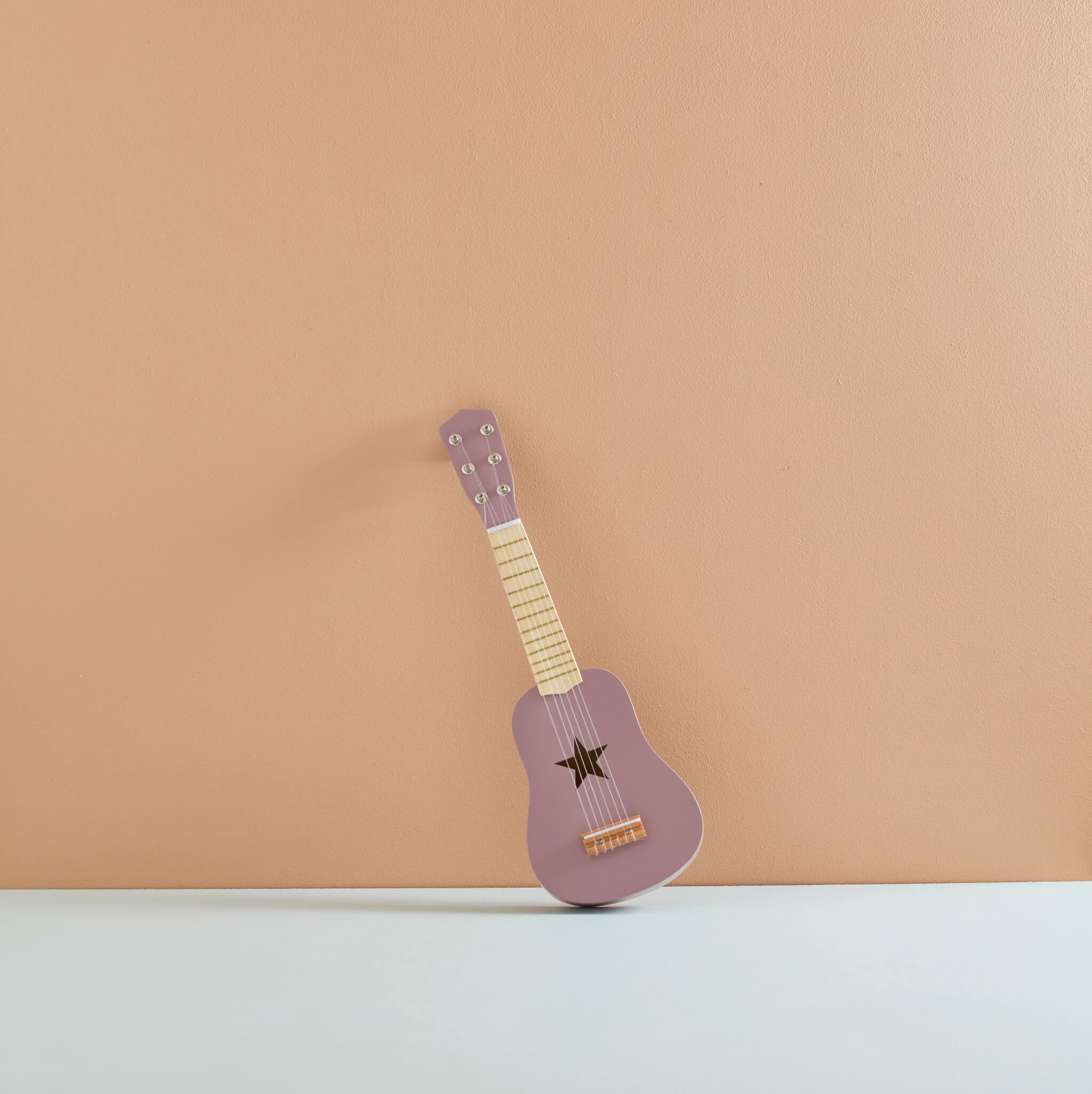 Kids Concept Kids Wooden Toy Guitar in Lilac