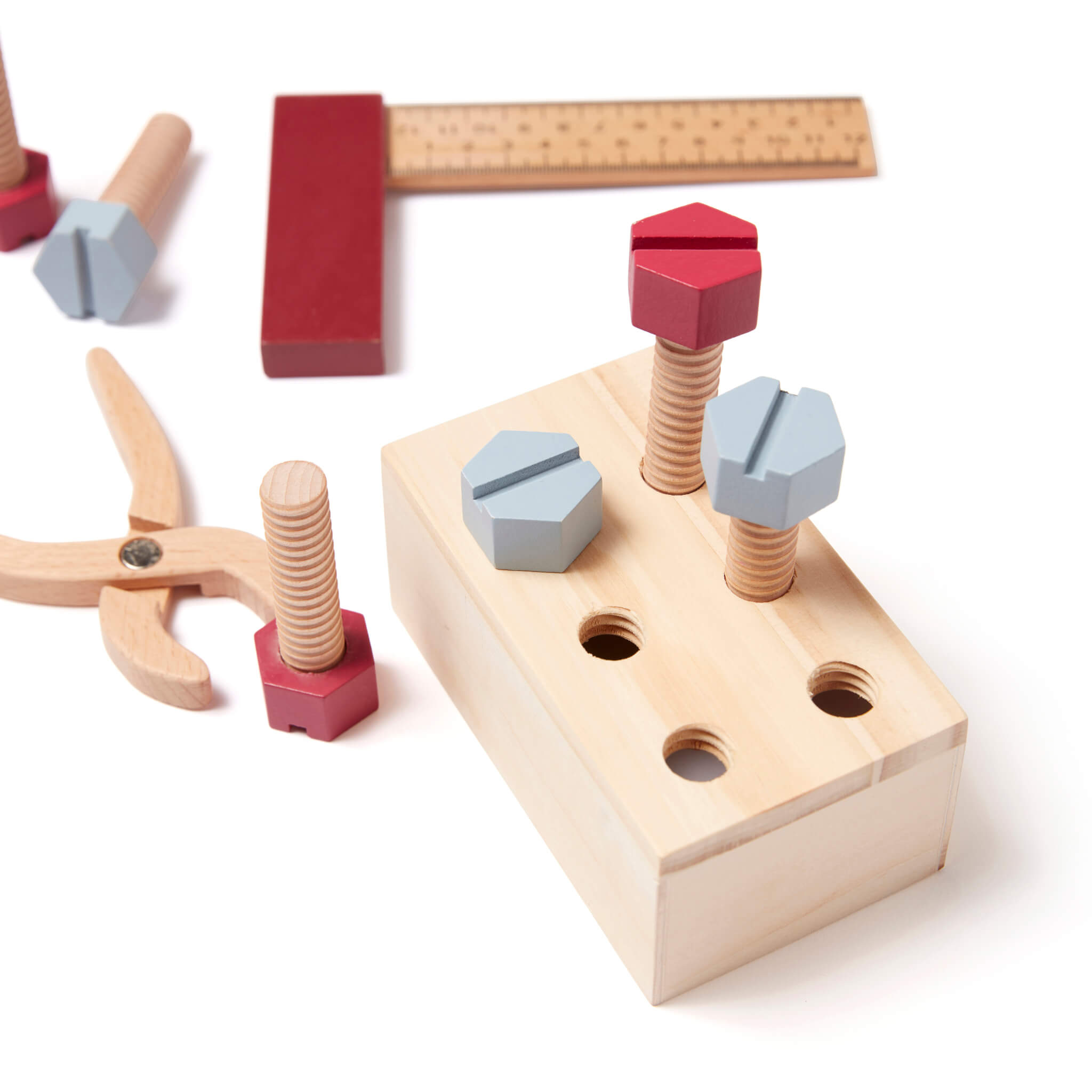 Kids Concept Wooden Tool Case