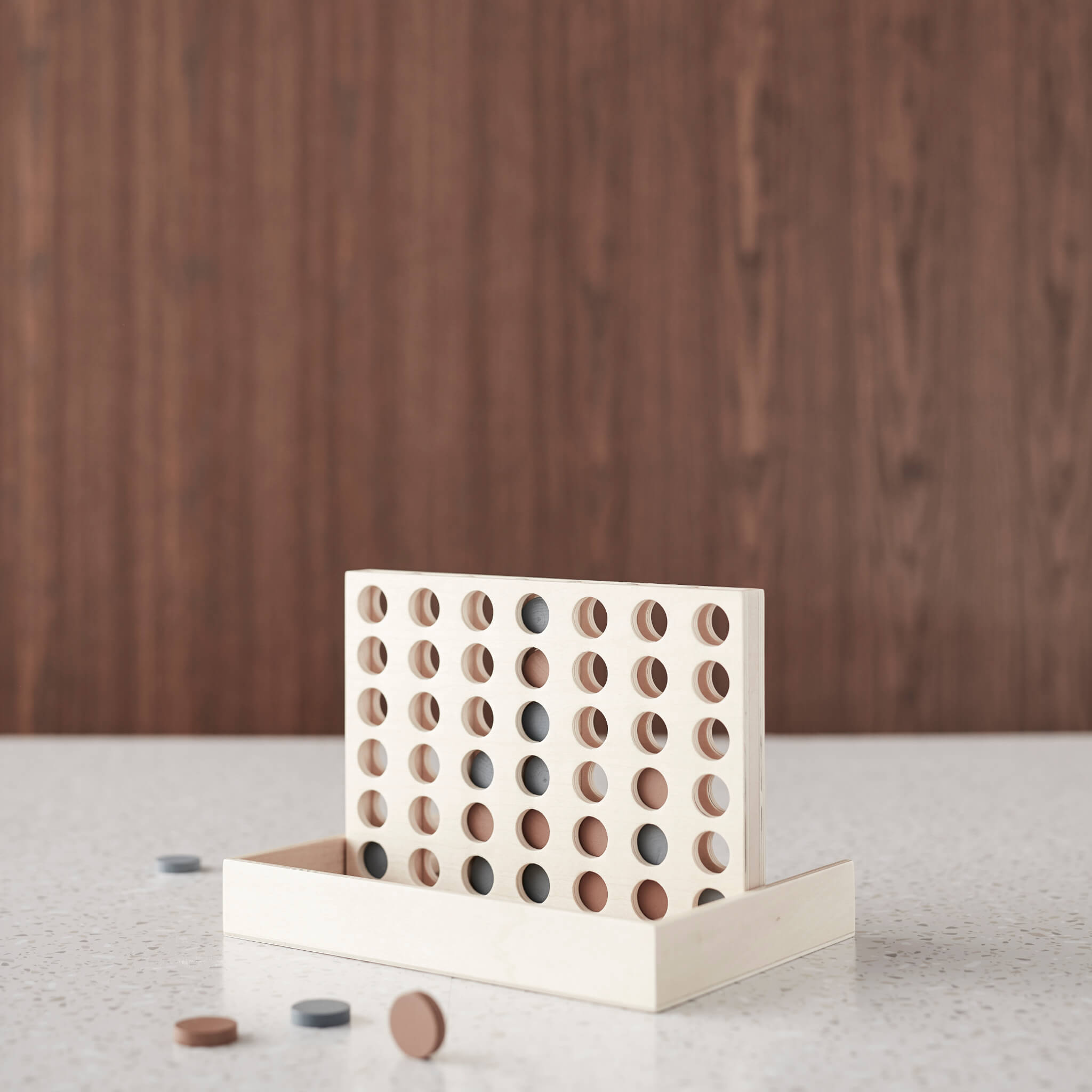 Kids Concept Wooden Four in a Row Game