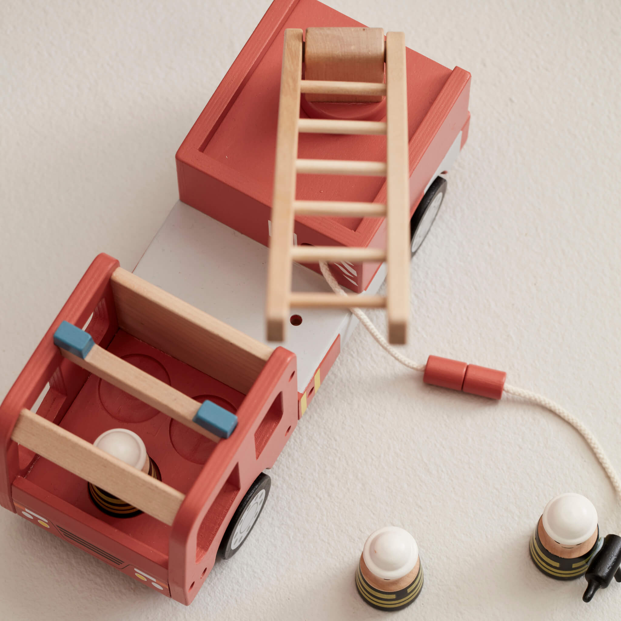 Kids Concept Wooden Fire Truck