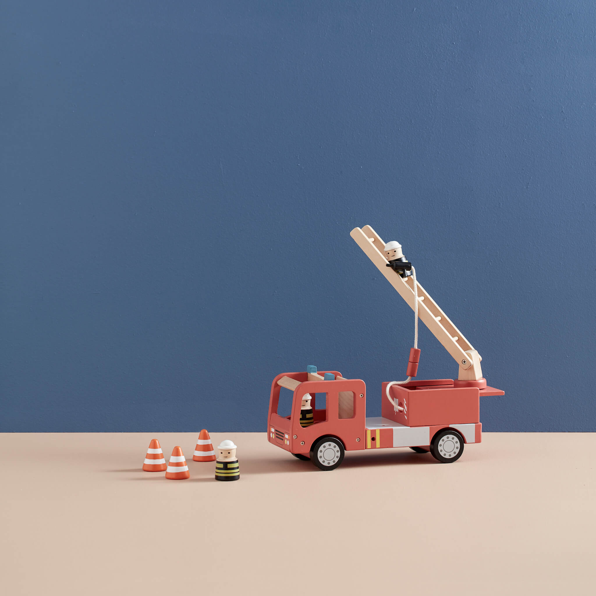 Kids Concept Wooden Fire Truck