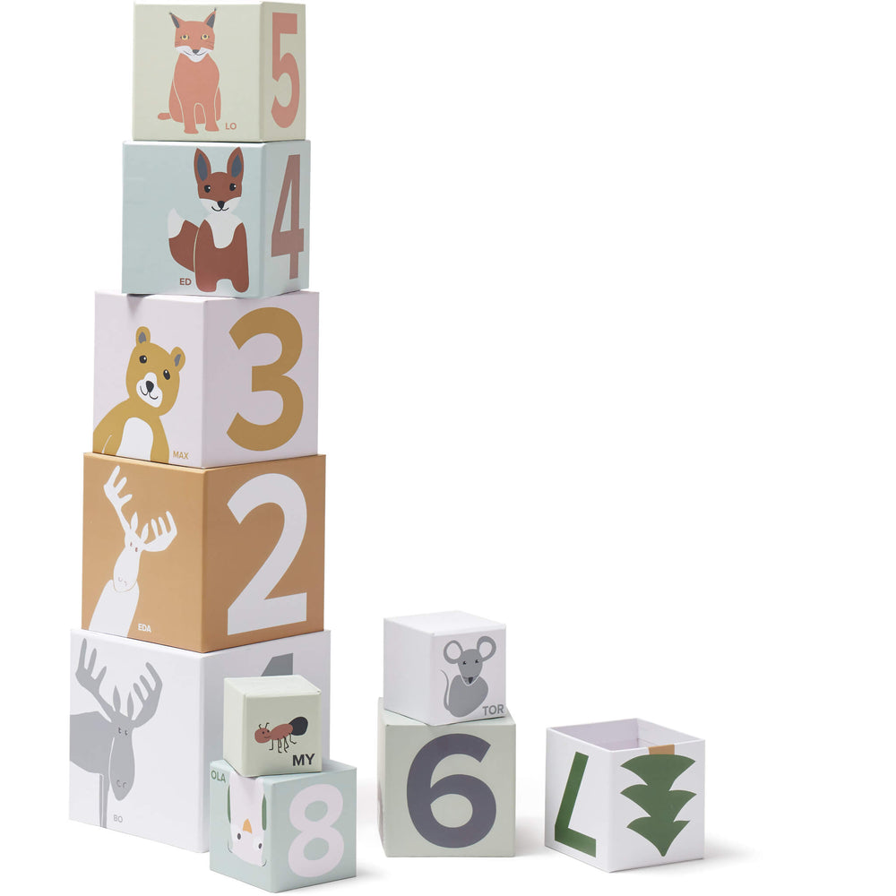 Kids Concept Stacking Cubes, Stacking & Sorting Toys | Oskoe