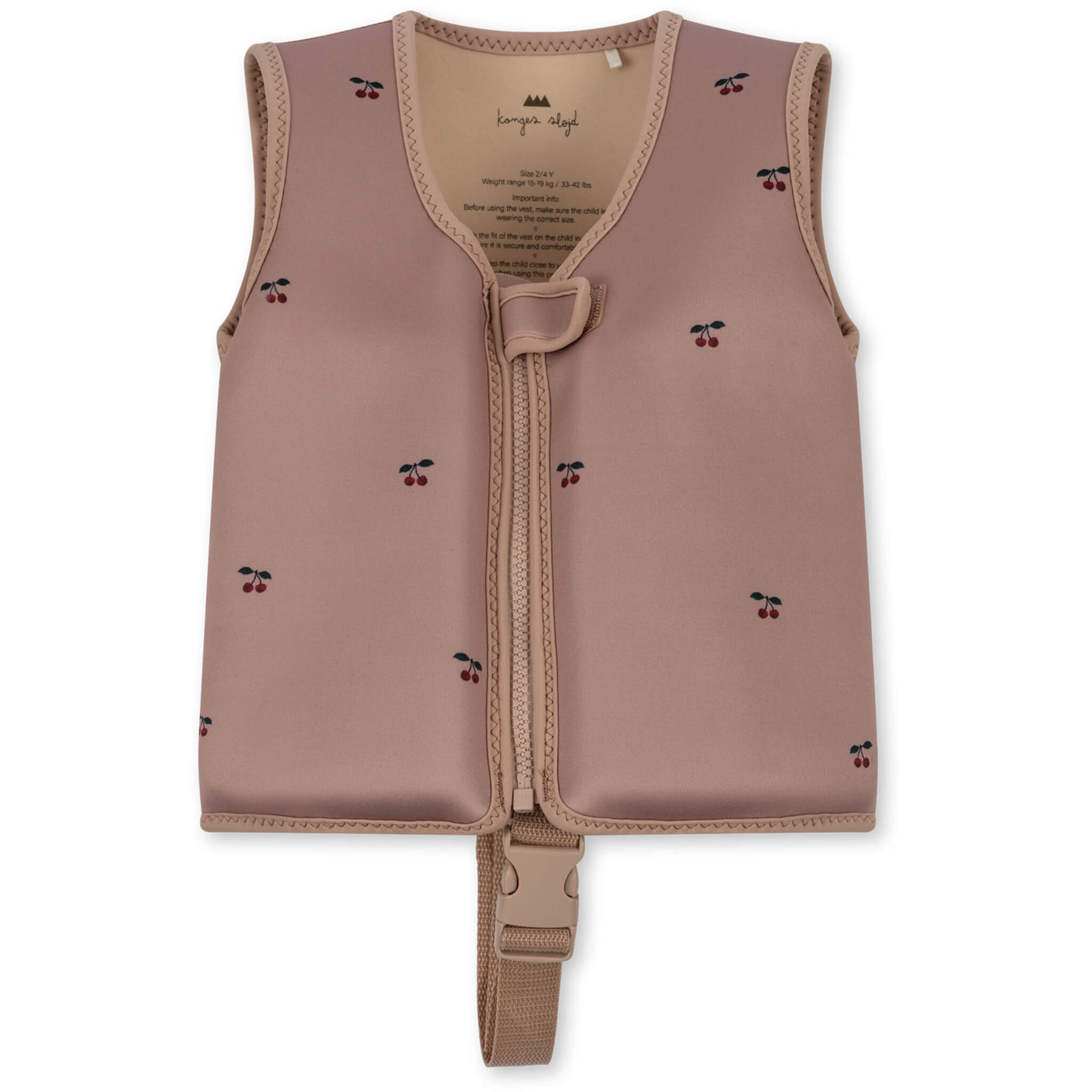 Konges Slojd Swim Vest in Cherry Blush