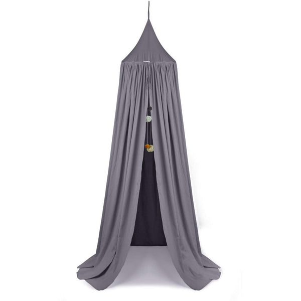 Enzo Bed Canopy - Stone Grey