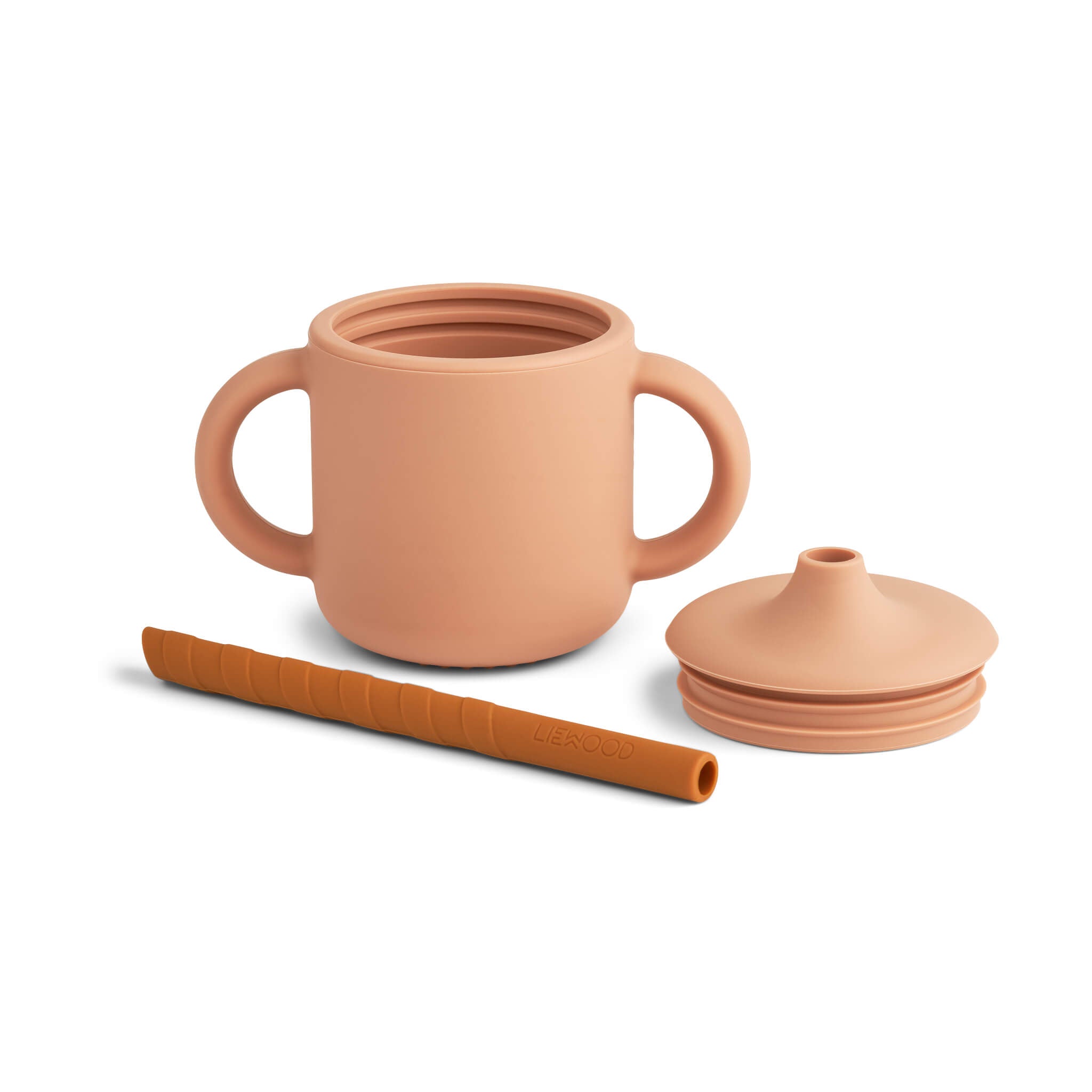 Cameron Sippy Cup - Mustard/Tuscany Rose