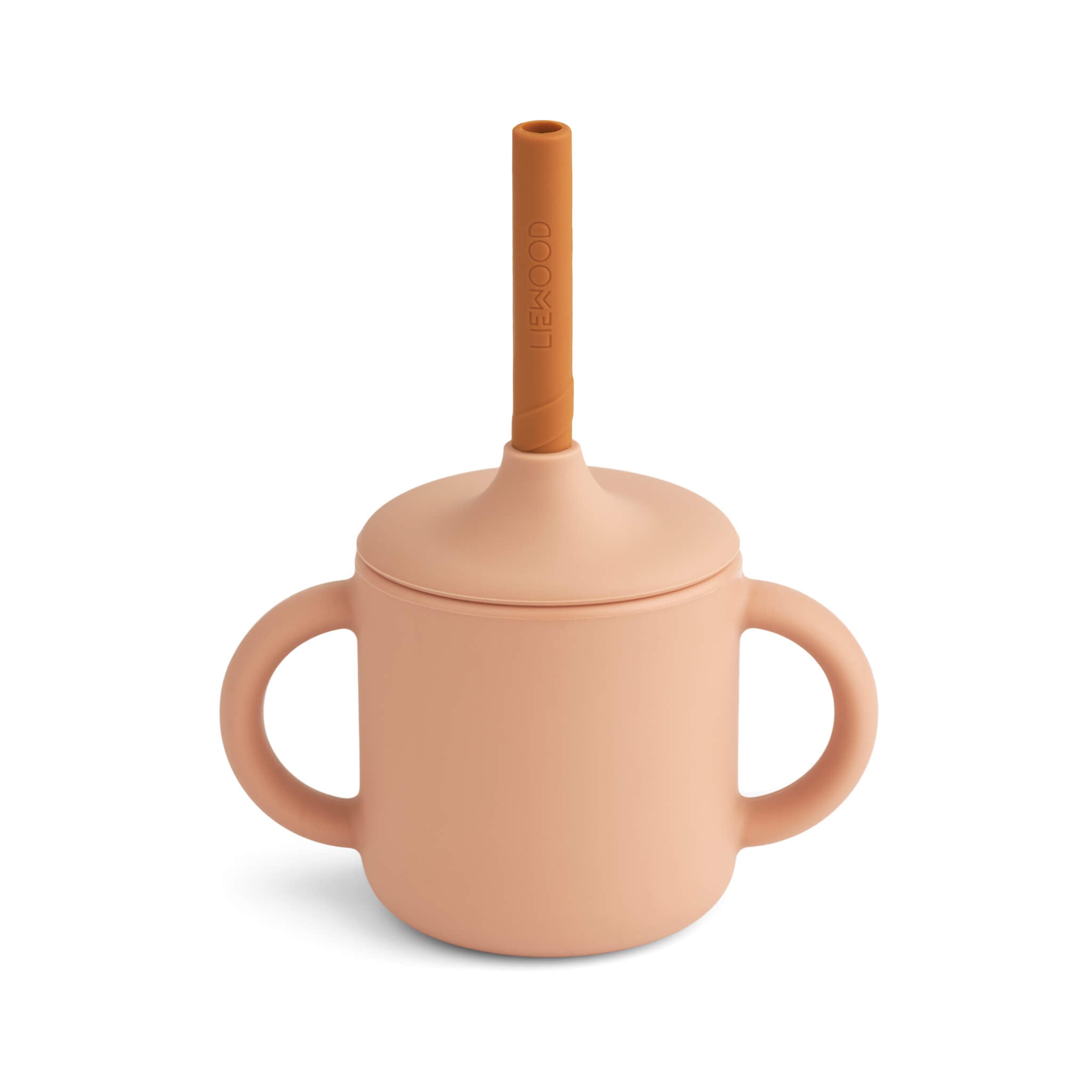 Cameron Sippy Cup - Mustard/Tuscany Rose