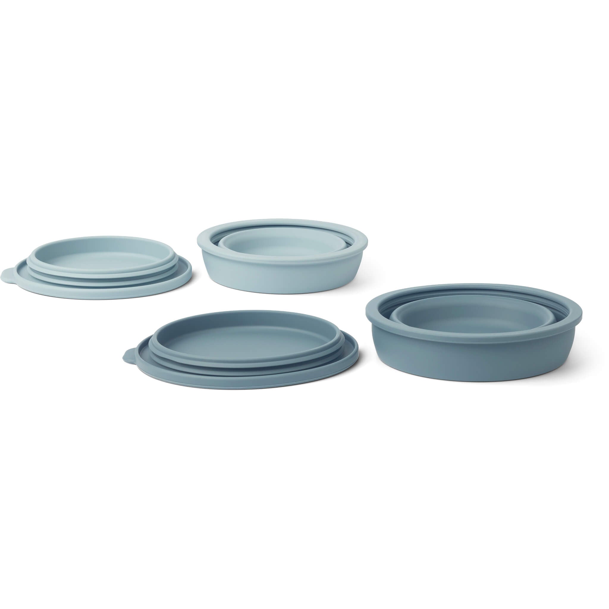 Dale Foldable Bowl Set - Sea Blue/ Whale Blue