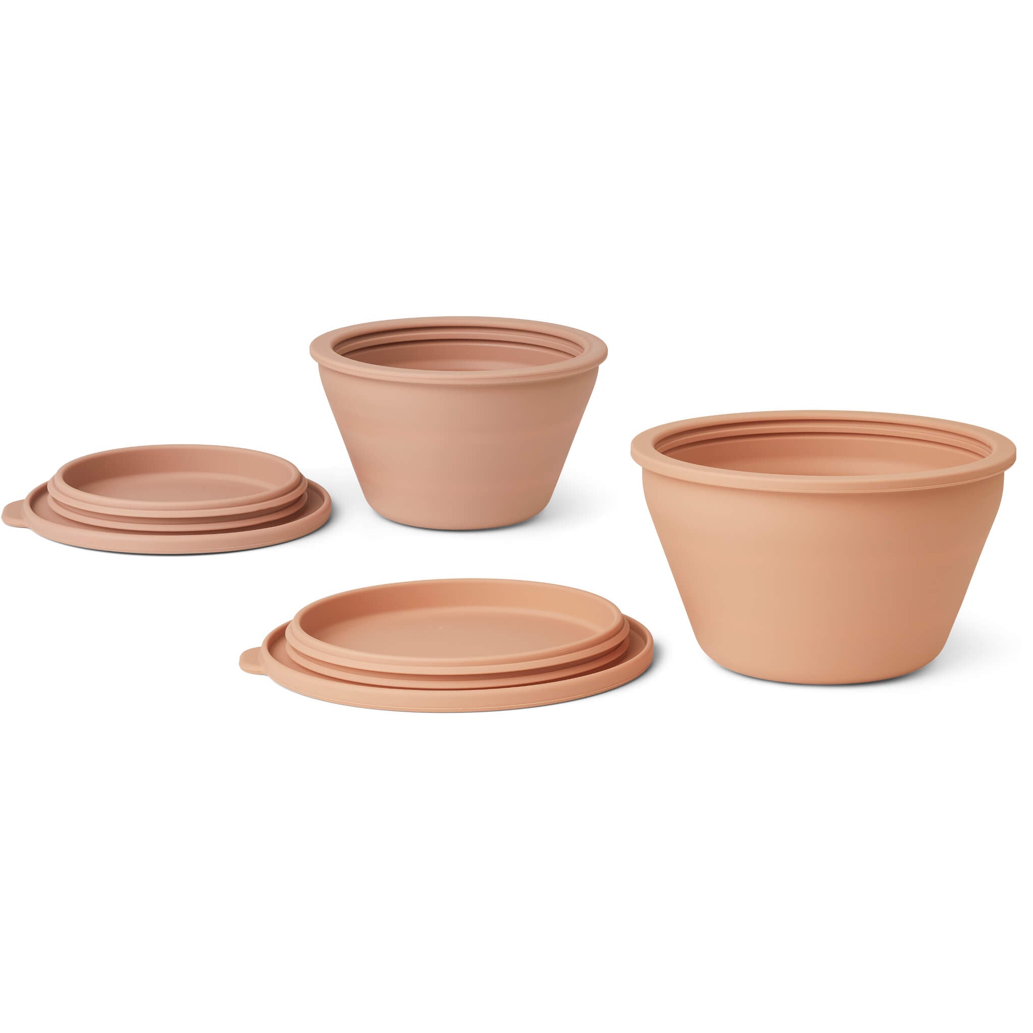 Liewood Dale Foldable Bowl Set in Tuscany Rose