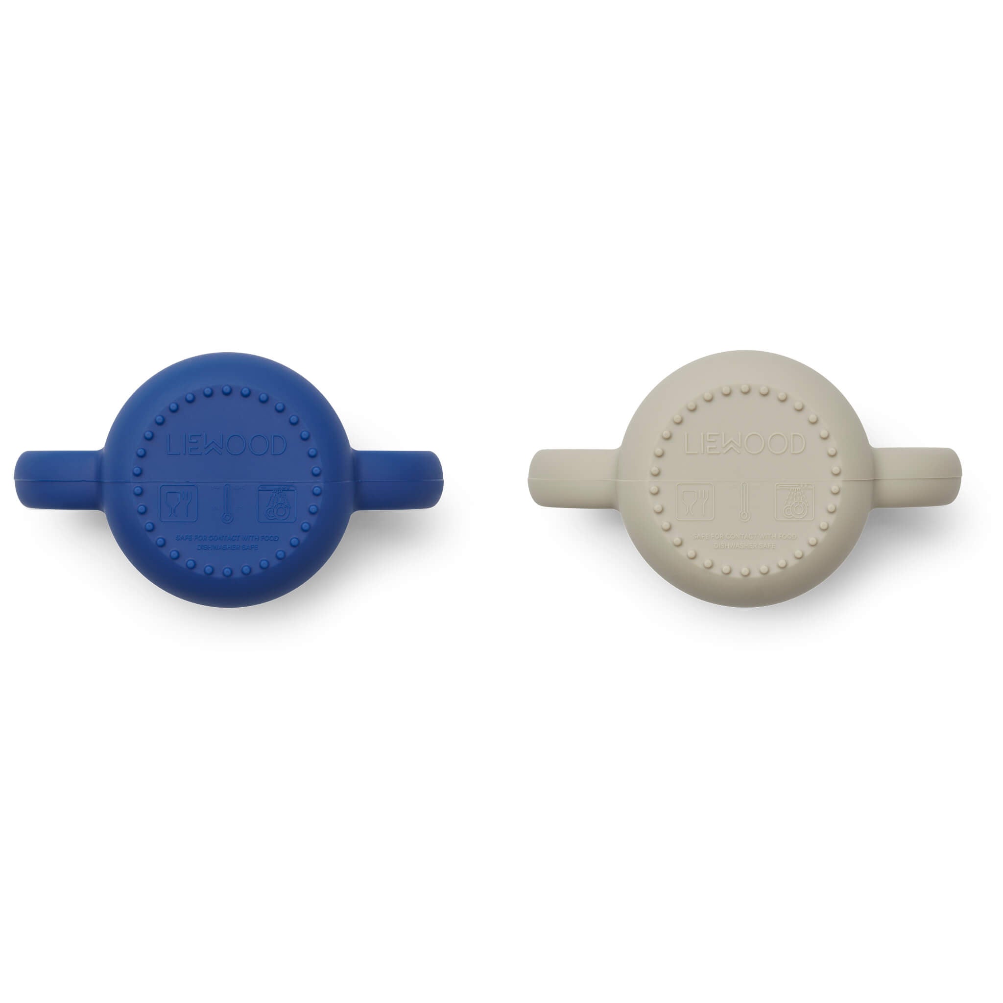 Silicone Cups - Rabbit Mist/ Surf Blue (Pack of 2)
