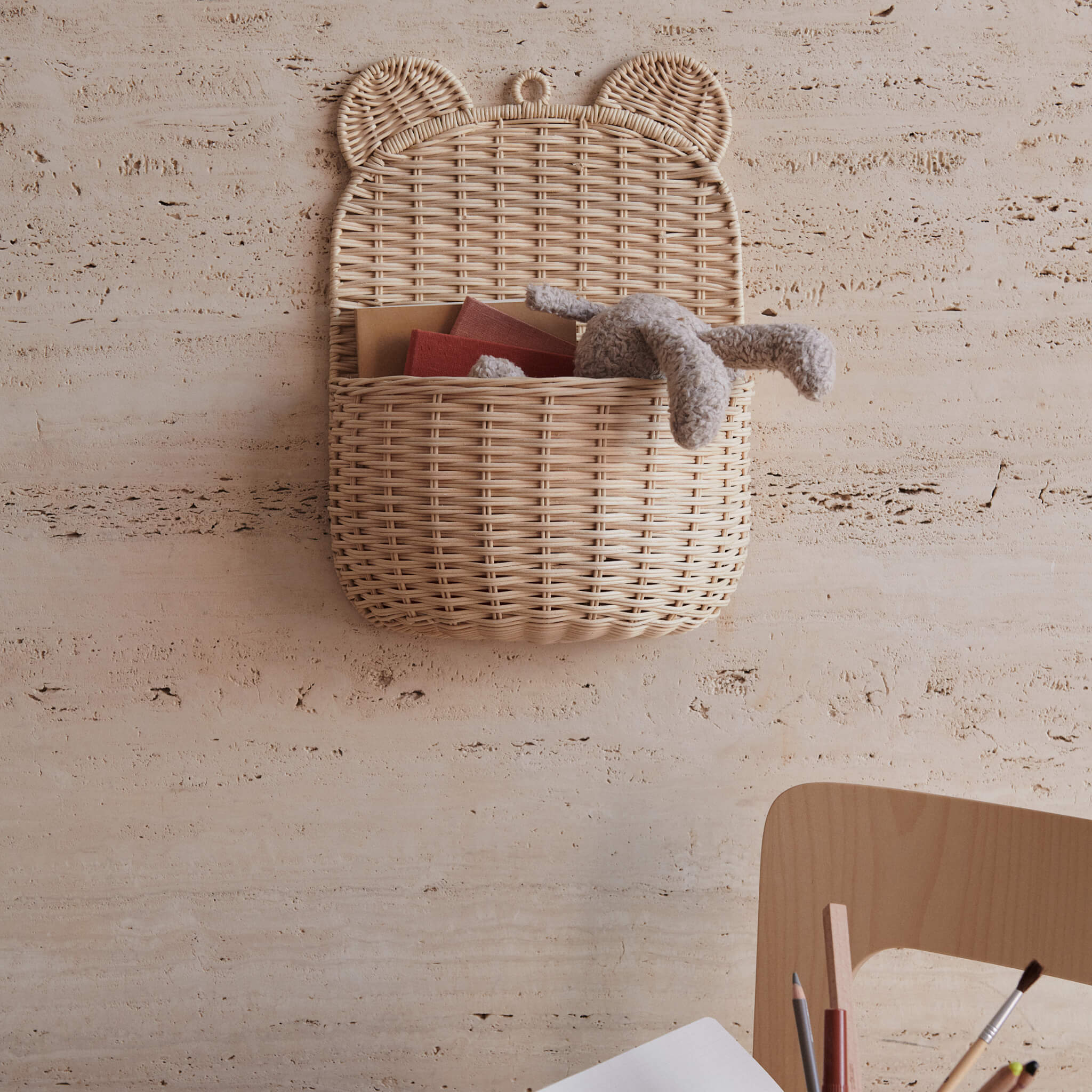 Liewood Iben Rattan Wall Basket