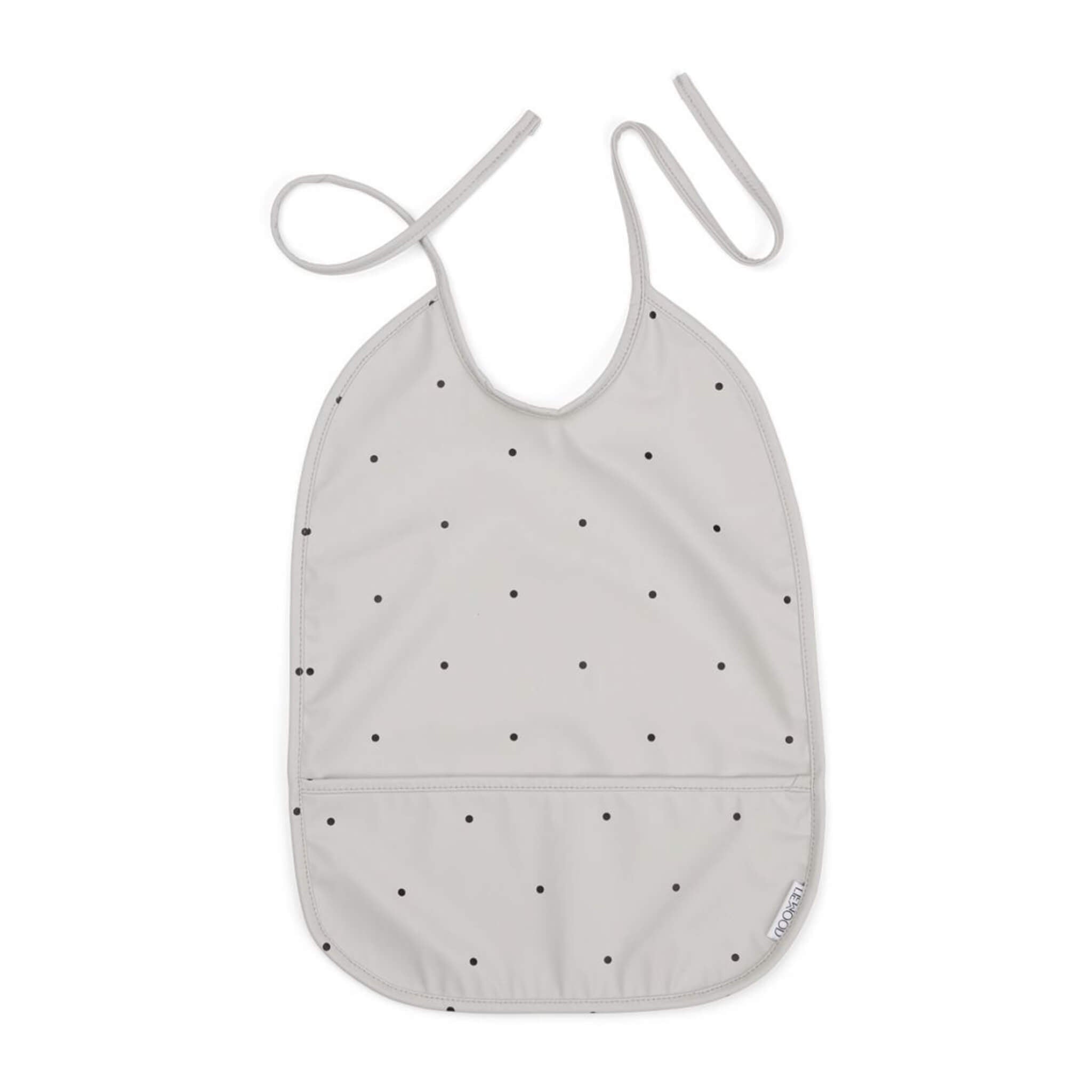 Lai Bib  - Grey Dot